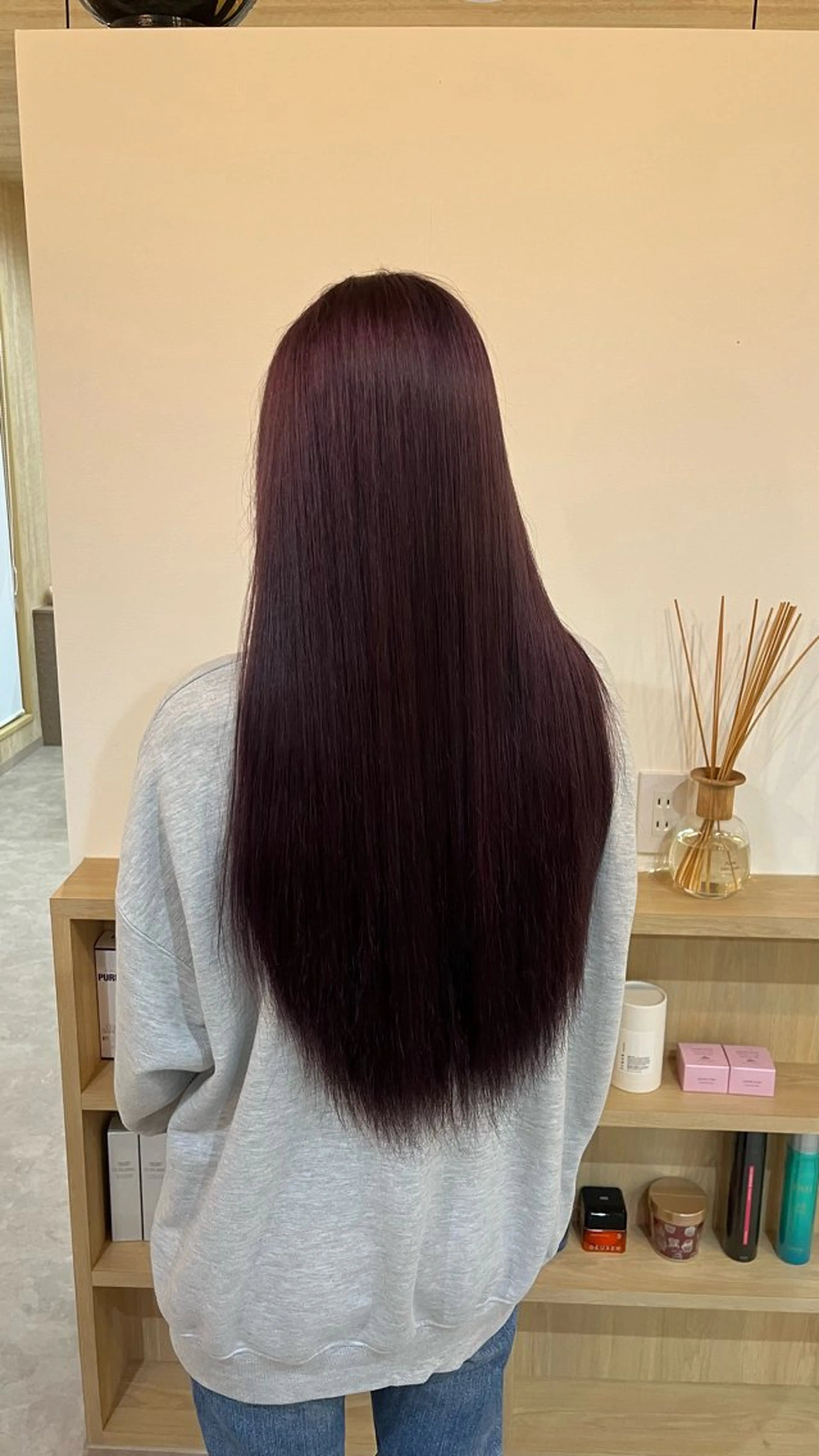 ミディアム ヘアカラー トリートメント 💭透明感/艶髪🫧 haluki🫧‪のヘアスタイル