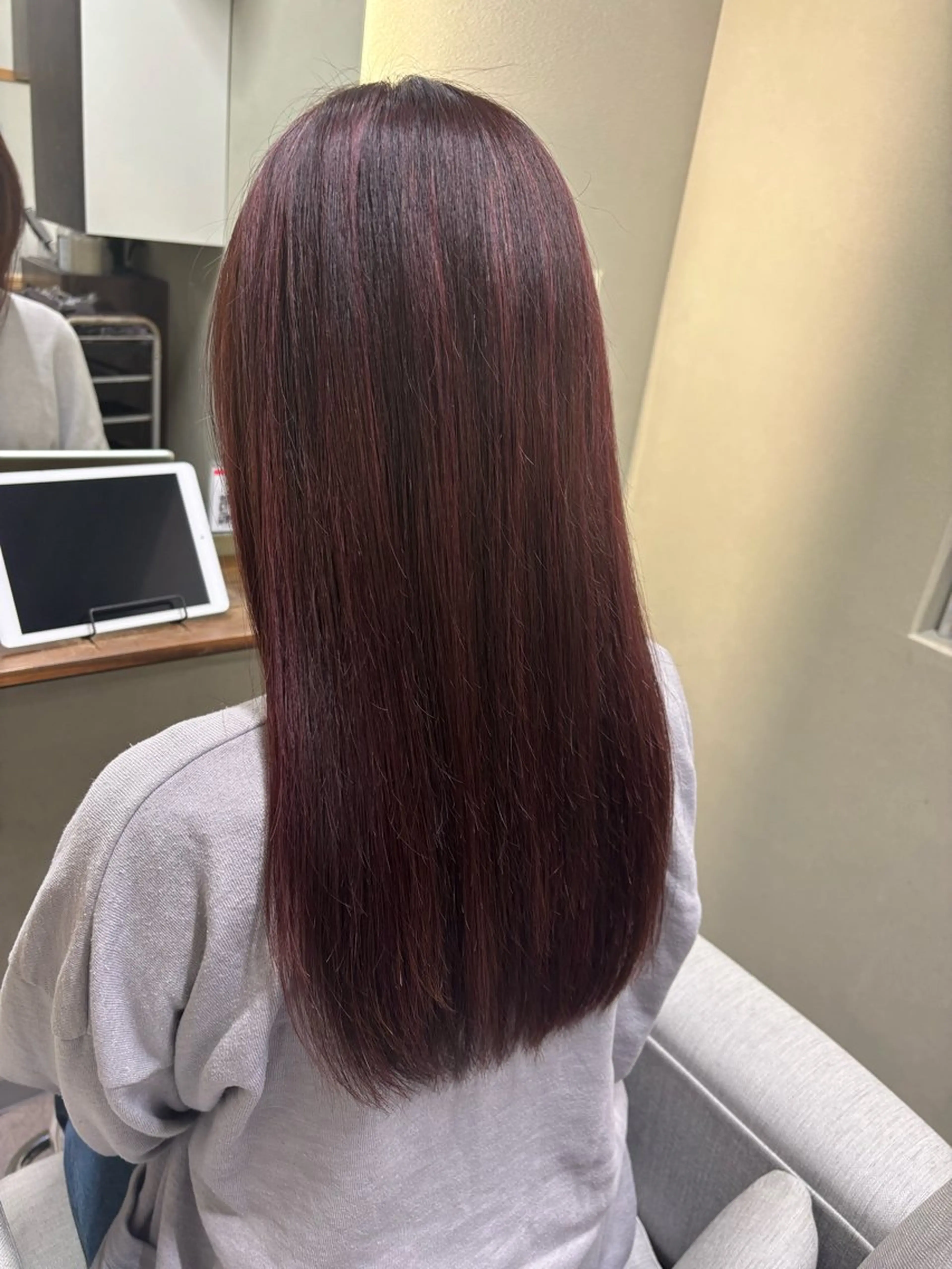 ロング ハイライト カット ヘアカラー 🌟美髪カラー🌟 縮毛矯正🌟曽我優海のヘアスタイル