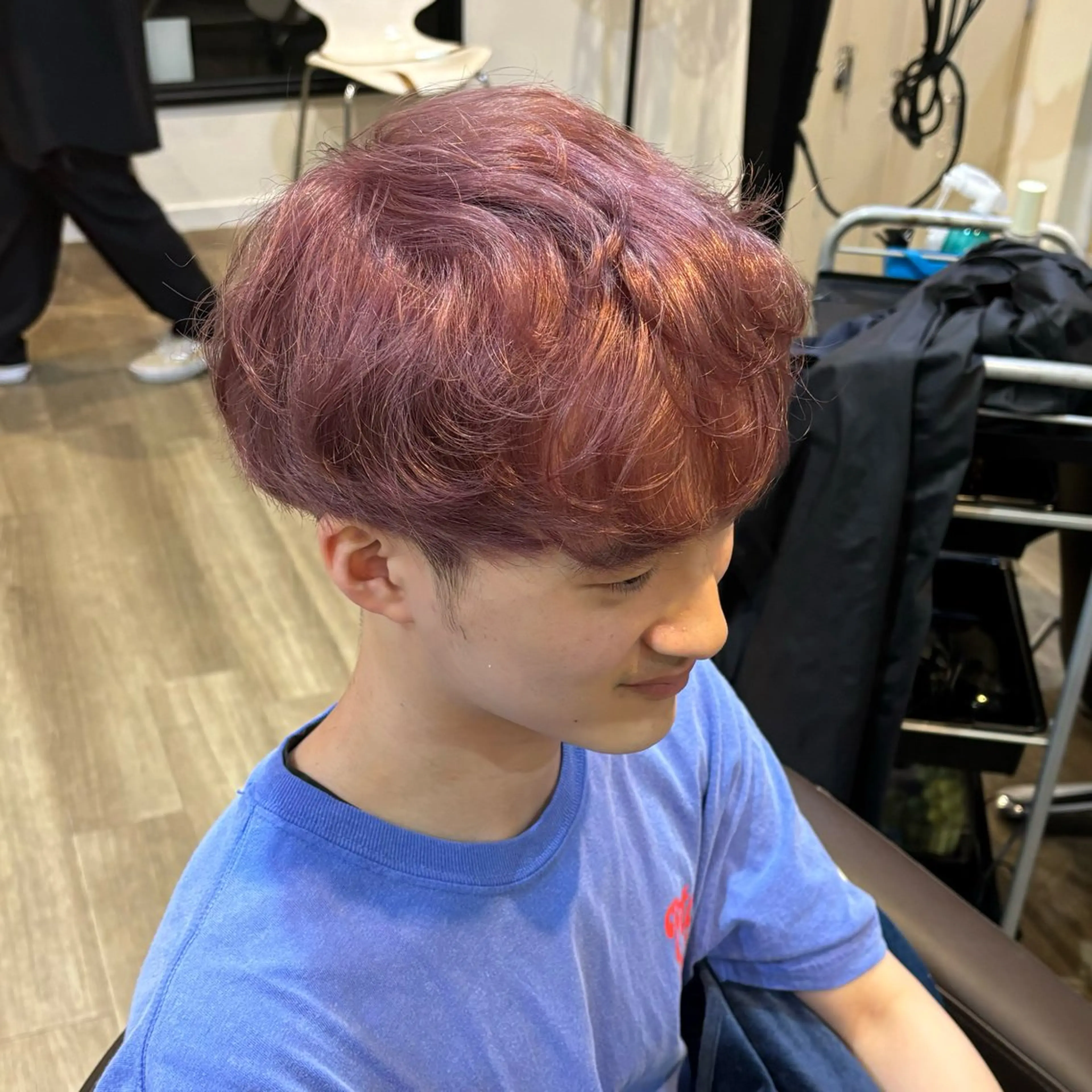 ショート ヘアカラー 🎀ハイトーン/ 艶カラー/夕月🎀のヘアスタイル