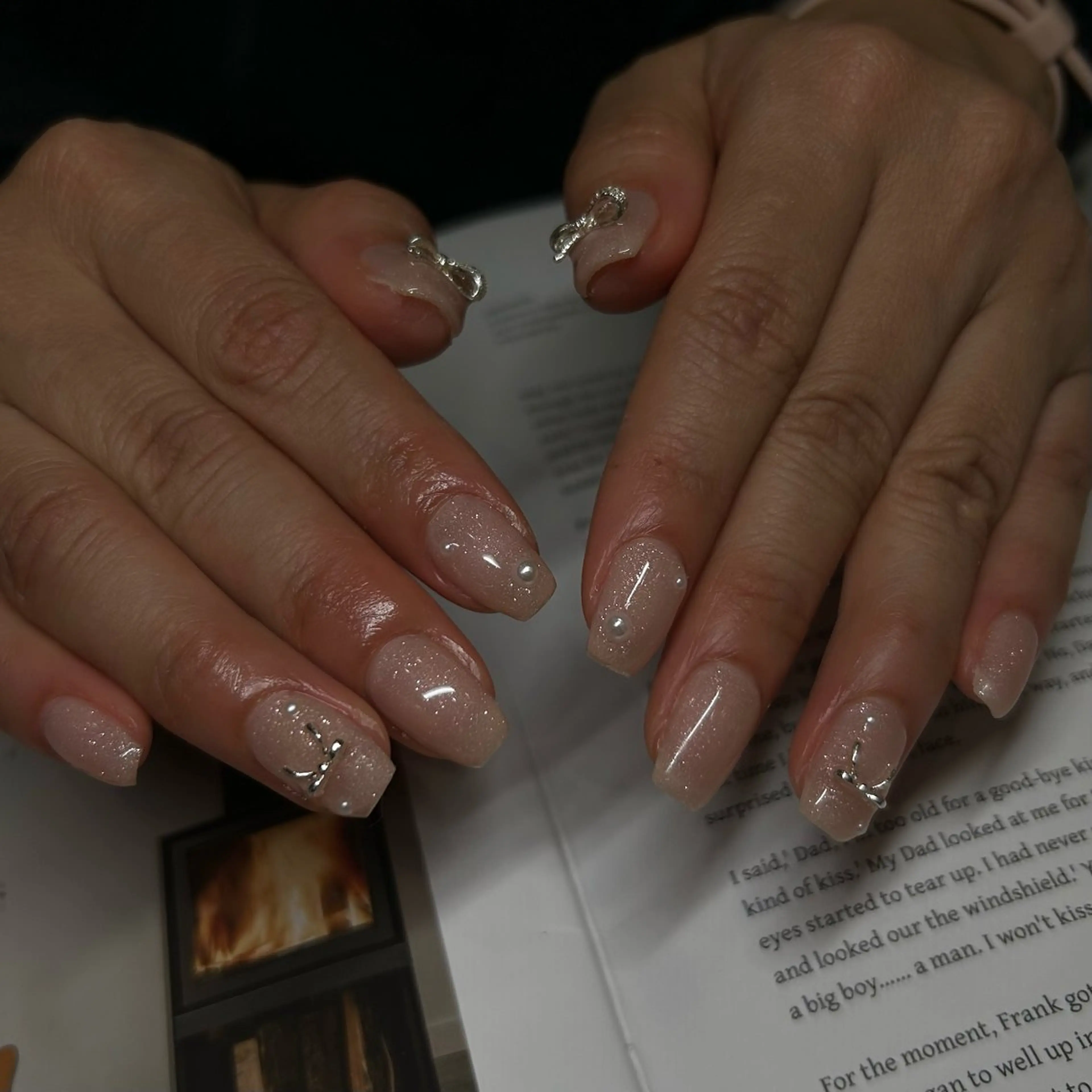 ネイル ラメ(グリッター) ワンカラーネイル Allure 小山店 結咲(ゆいさ)のネイルデザイン