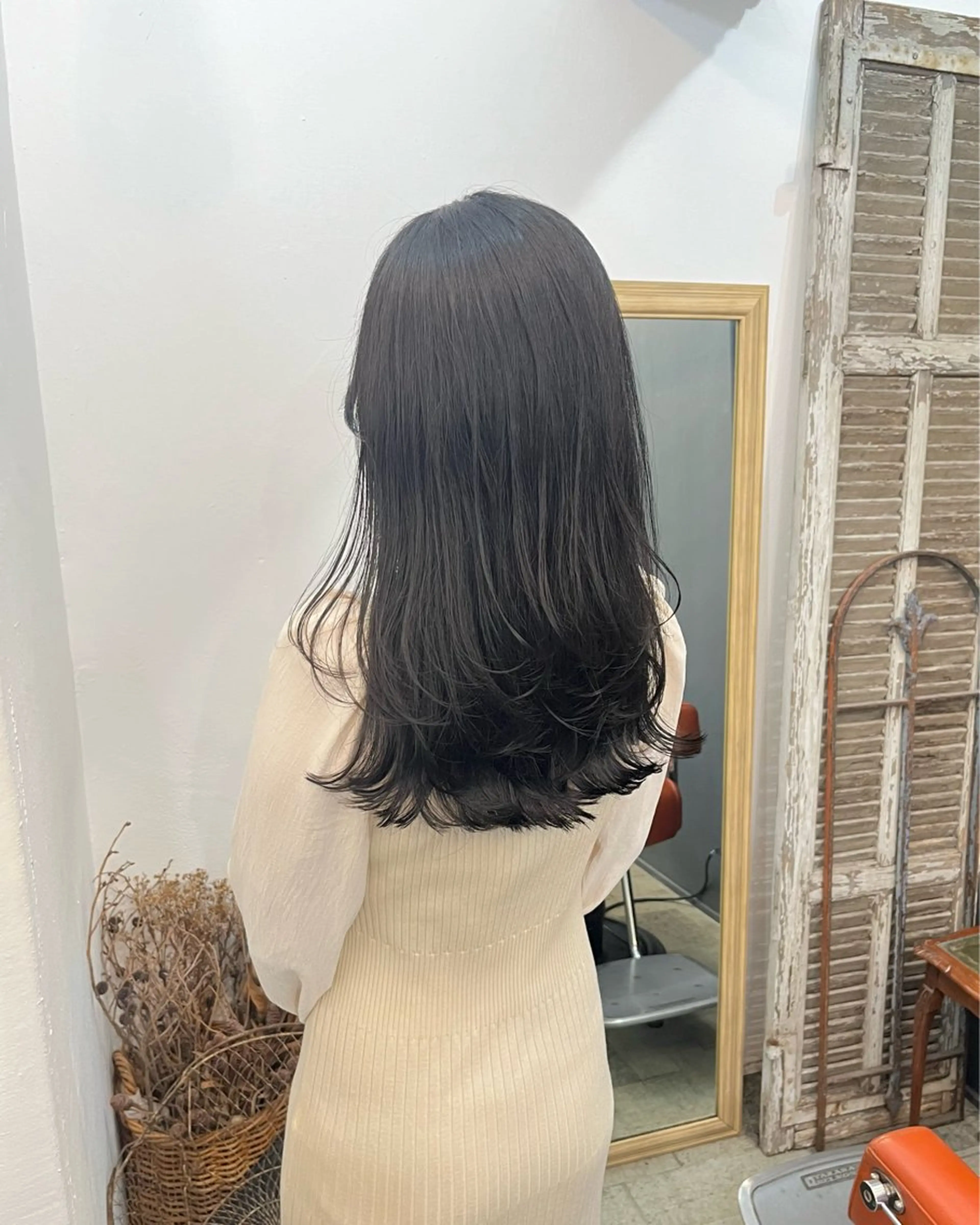 ロング カラー カット ヘアカラー Trico Antique【トリコアンティーク】所属・暗髪とオリーブ🌿 渡辺拓人のヘアスタイル