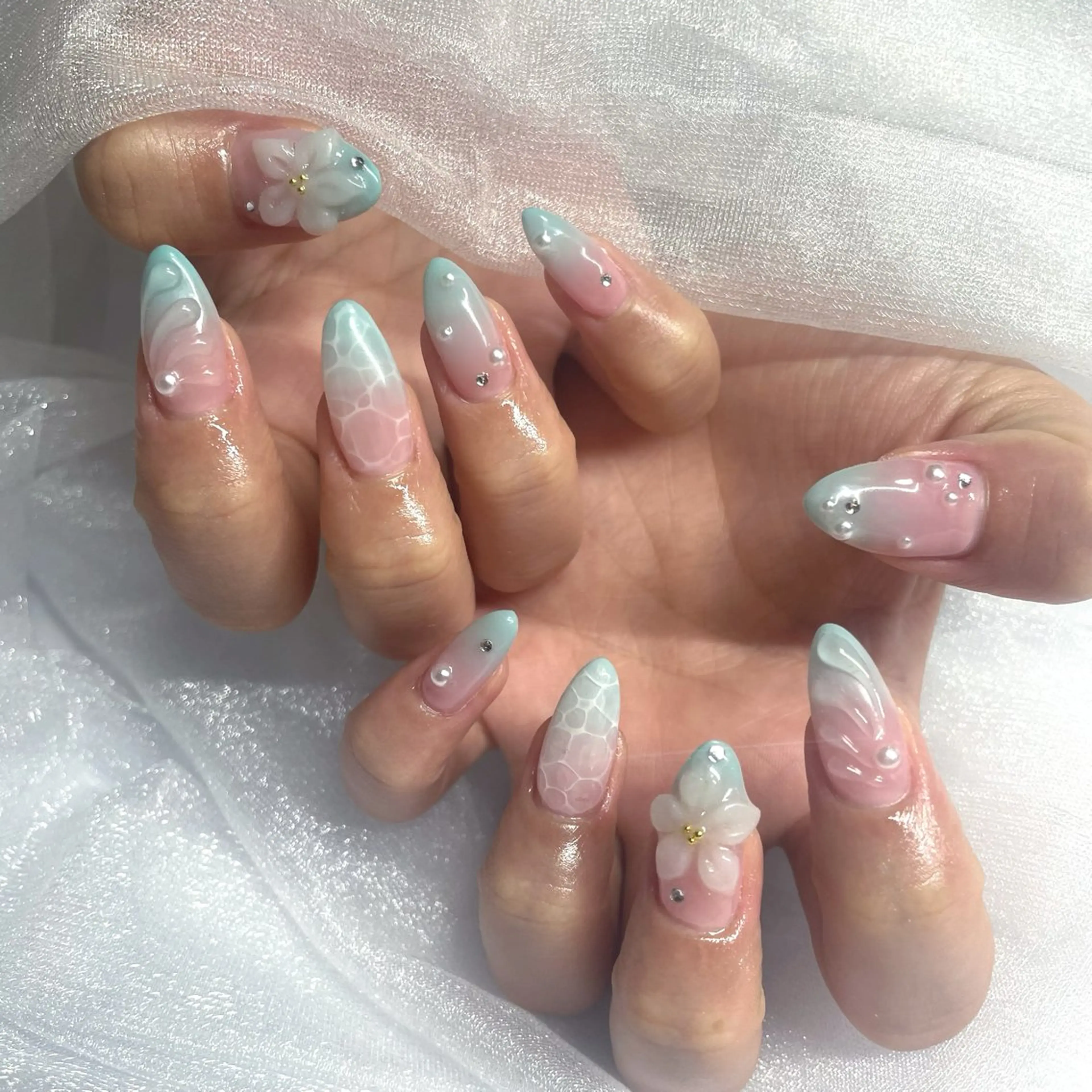 ネイル アートネイル ハンドネイル 佐柄 あすかのネイルデザイン