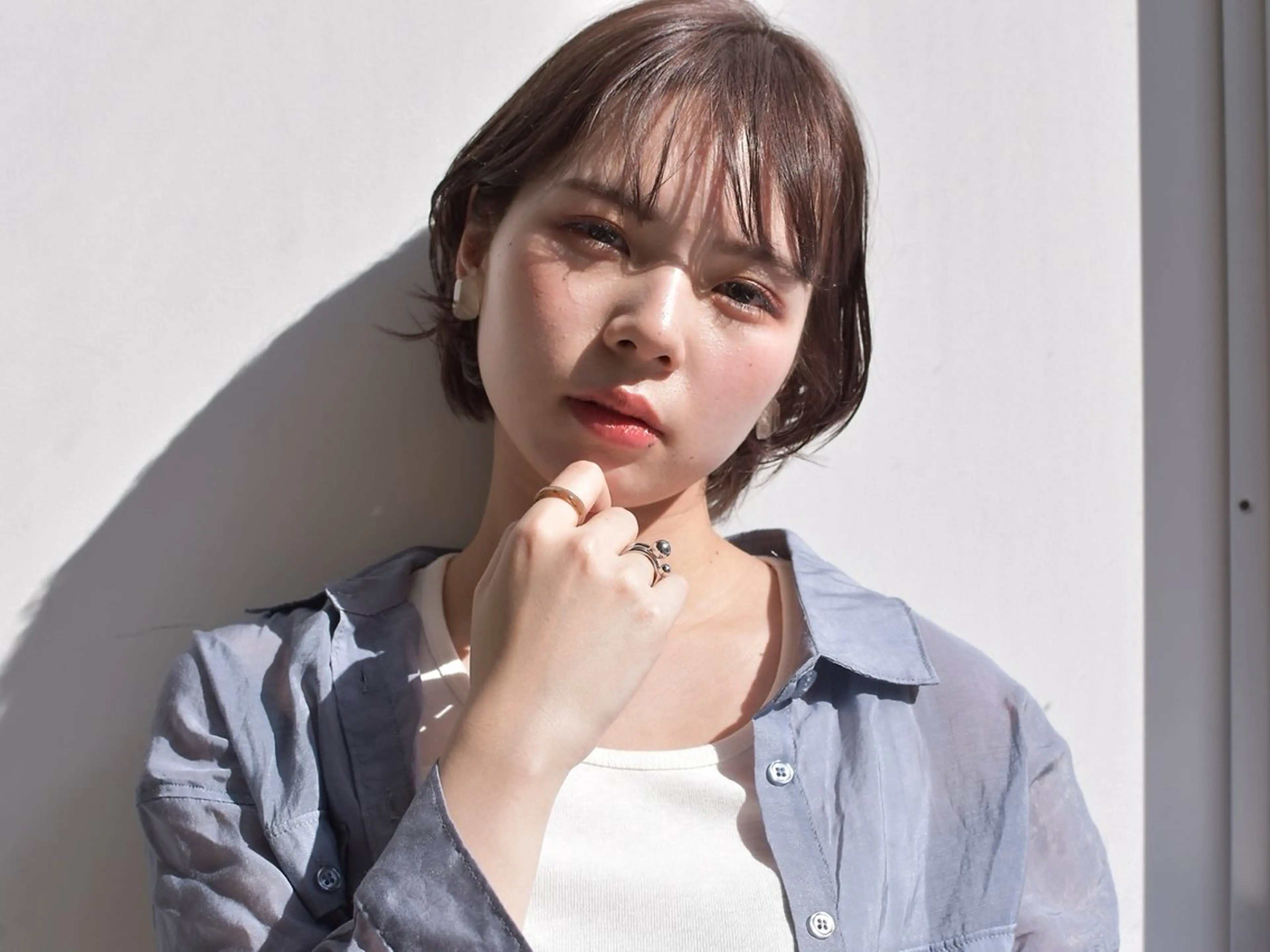 ショート ショートヘア hoNua. 栄/透明感カラーのヘアスタイル