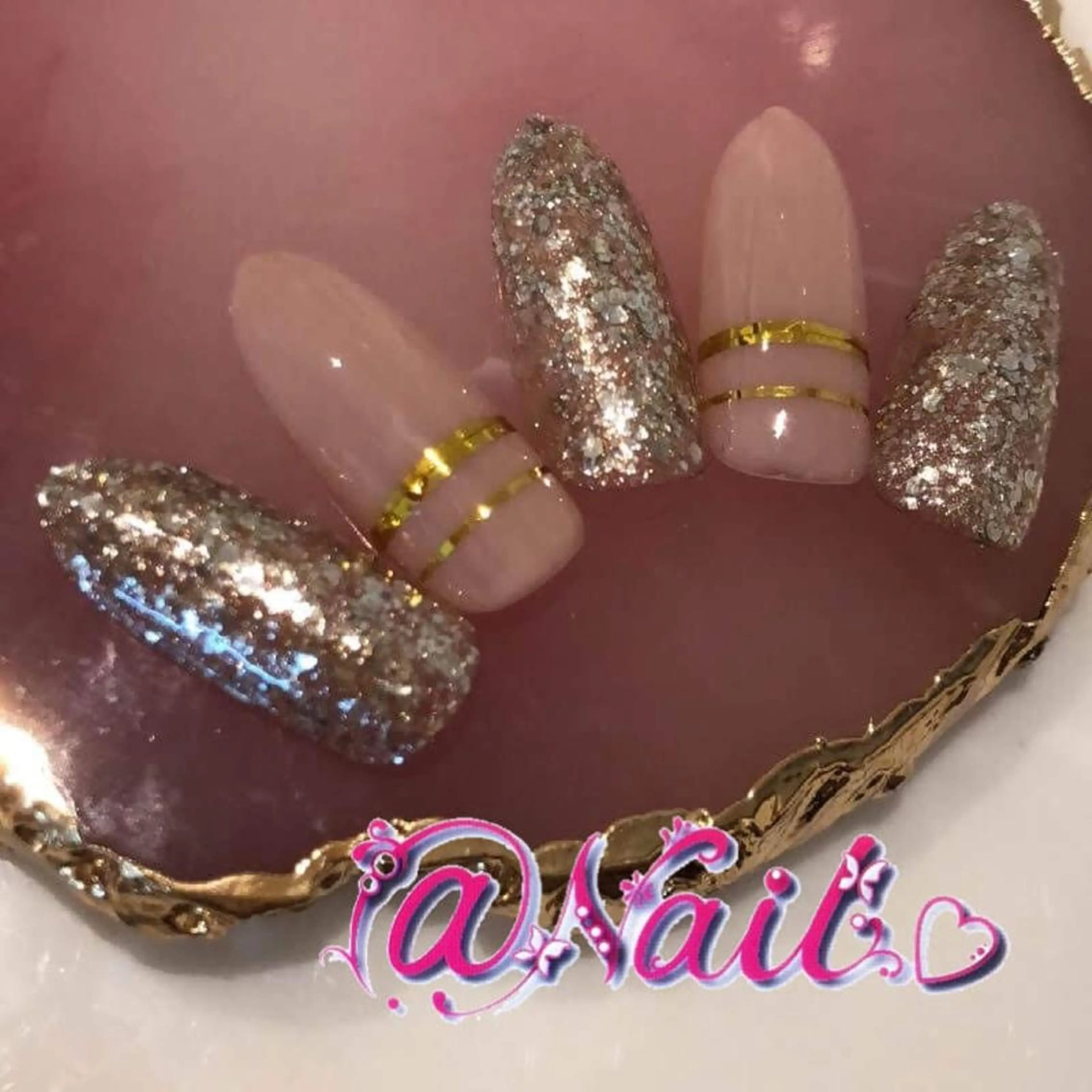 ネイル ネイルチップ 小尾 栞のネイルデザイン