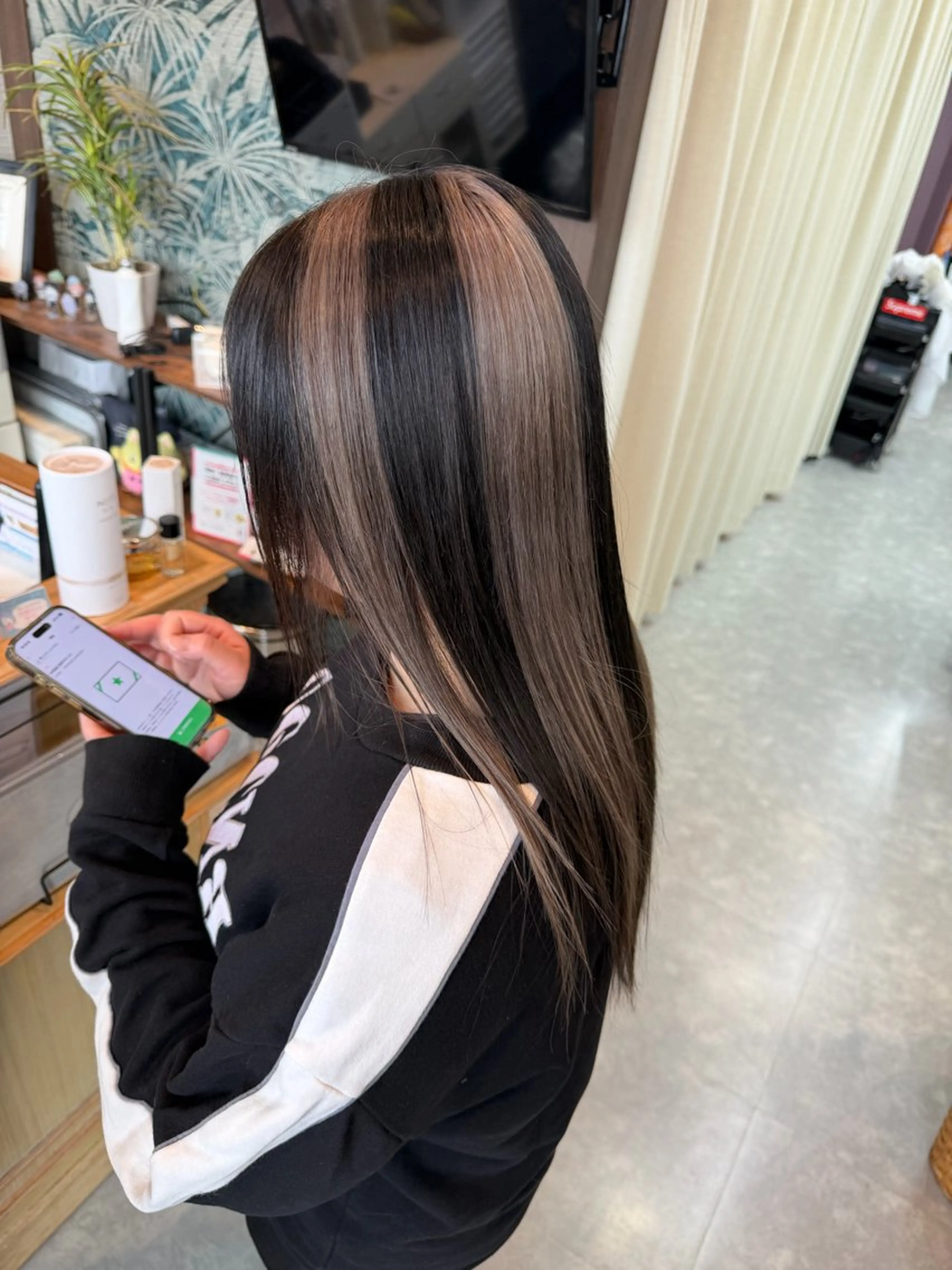 ロング カラー カット ヘアカラー トリートメント 吉田 剛のヘアスタイル