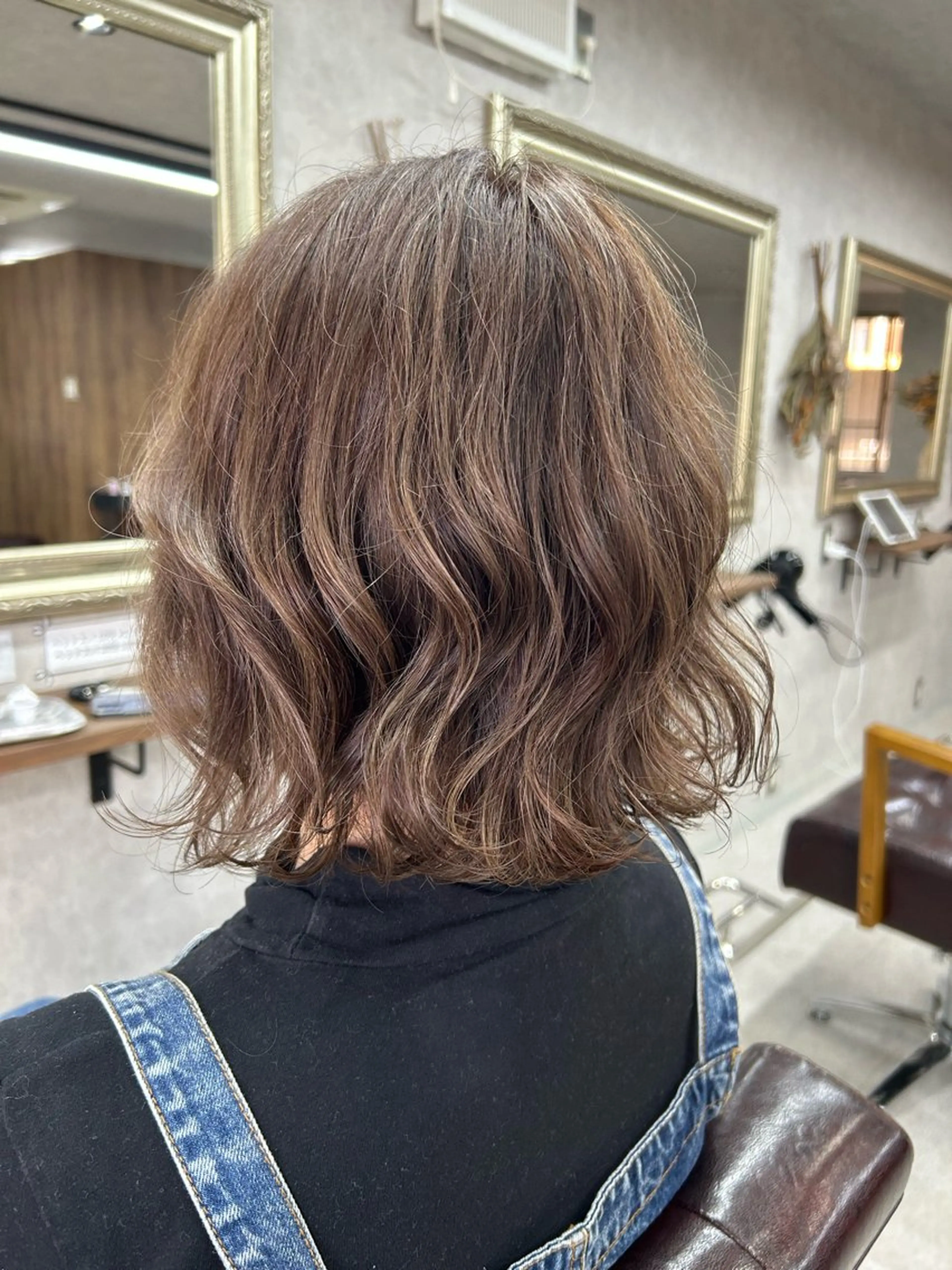 ミディアム カラー Lien 深井店のヘアスタイル