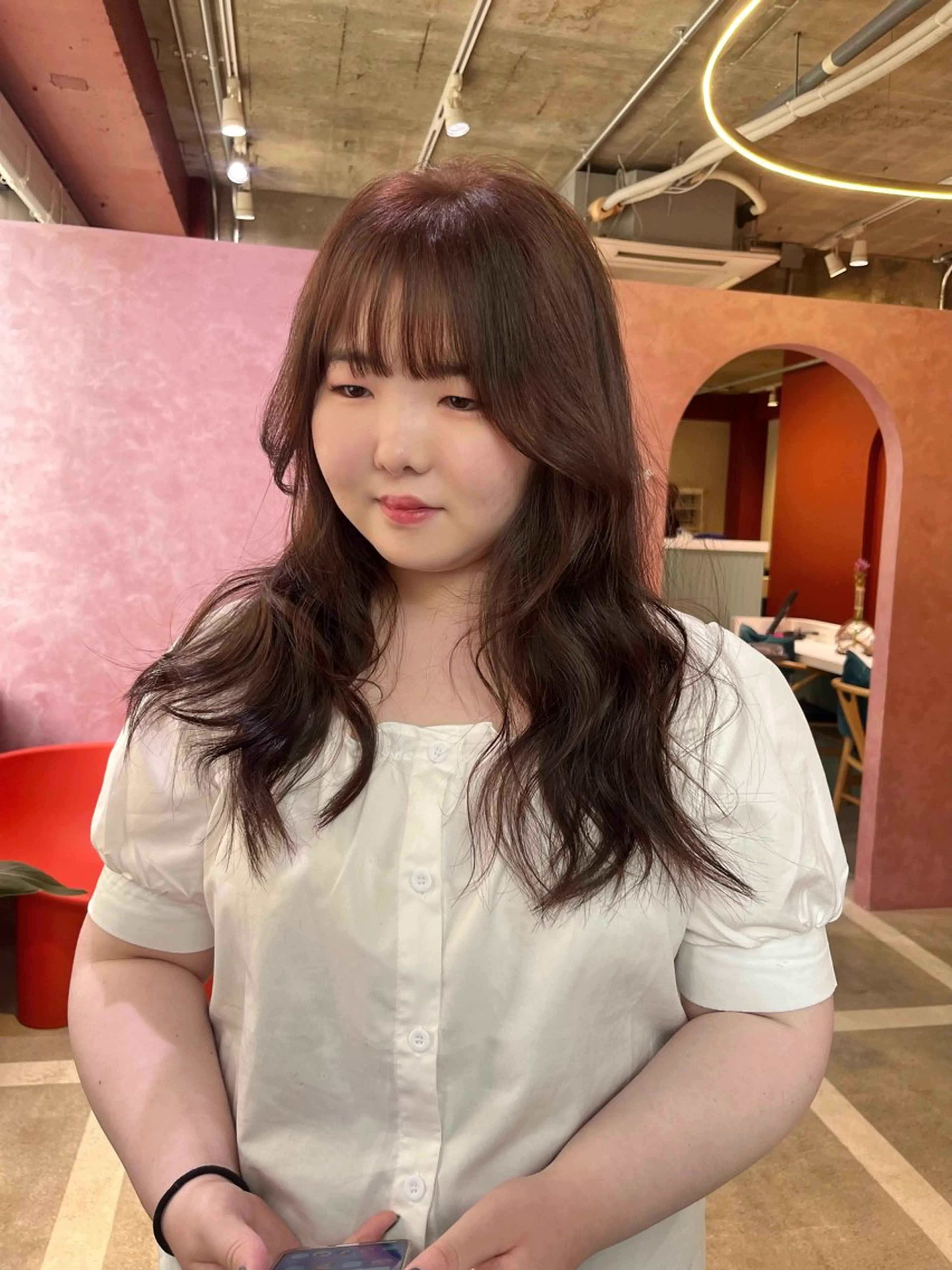 ロング カラー カット ヘアカラー 似合わせレイヤー🍏 ★パーマ/ののかのヘアスタイル