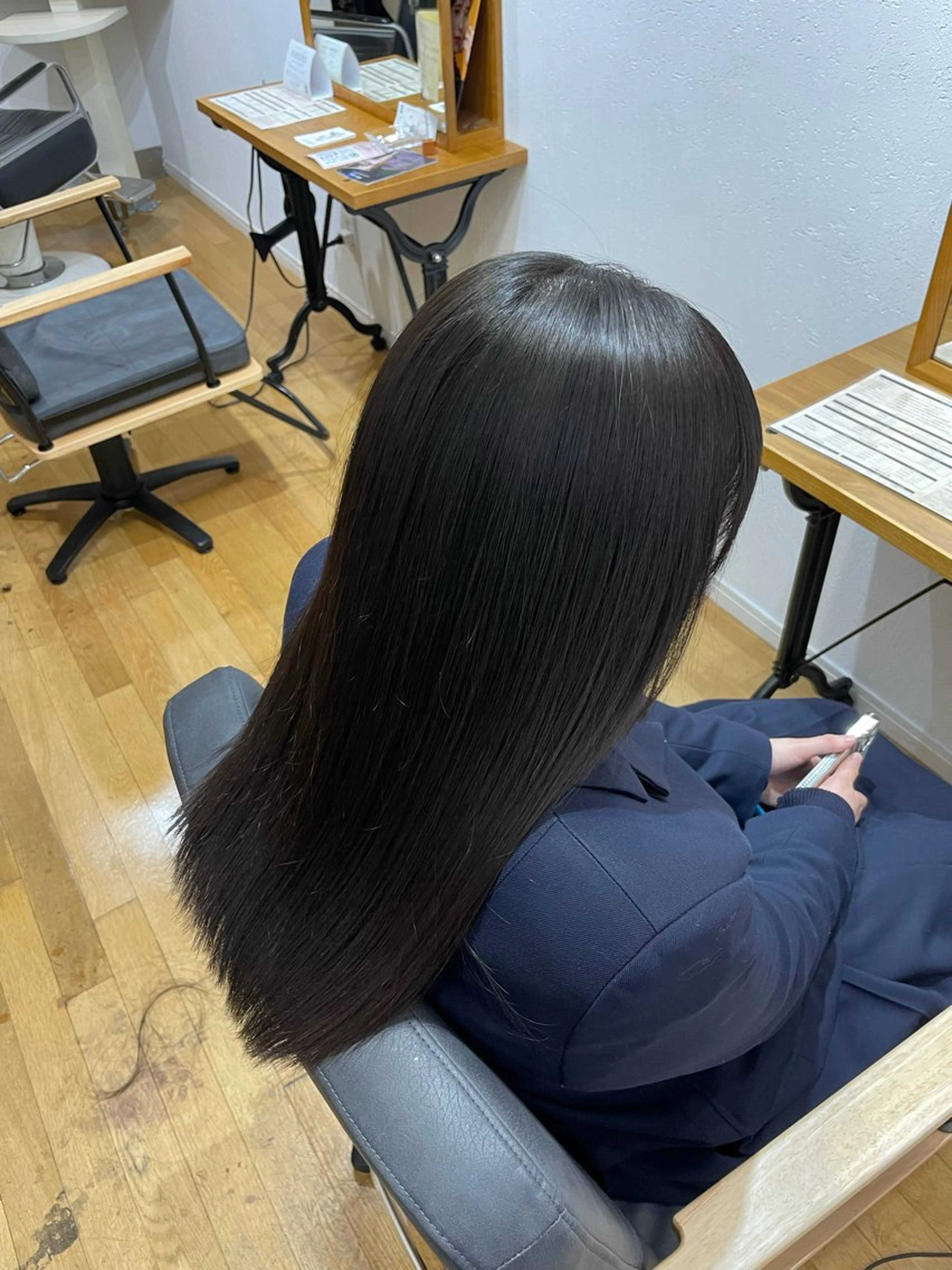 ロング カット 縮毛矯正 トリートメント 西元 群/艶髪/髪質改善のヘアスタイル