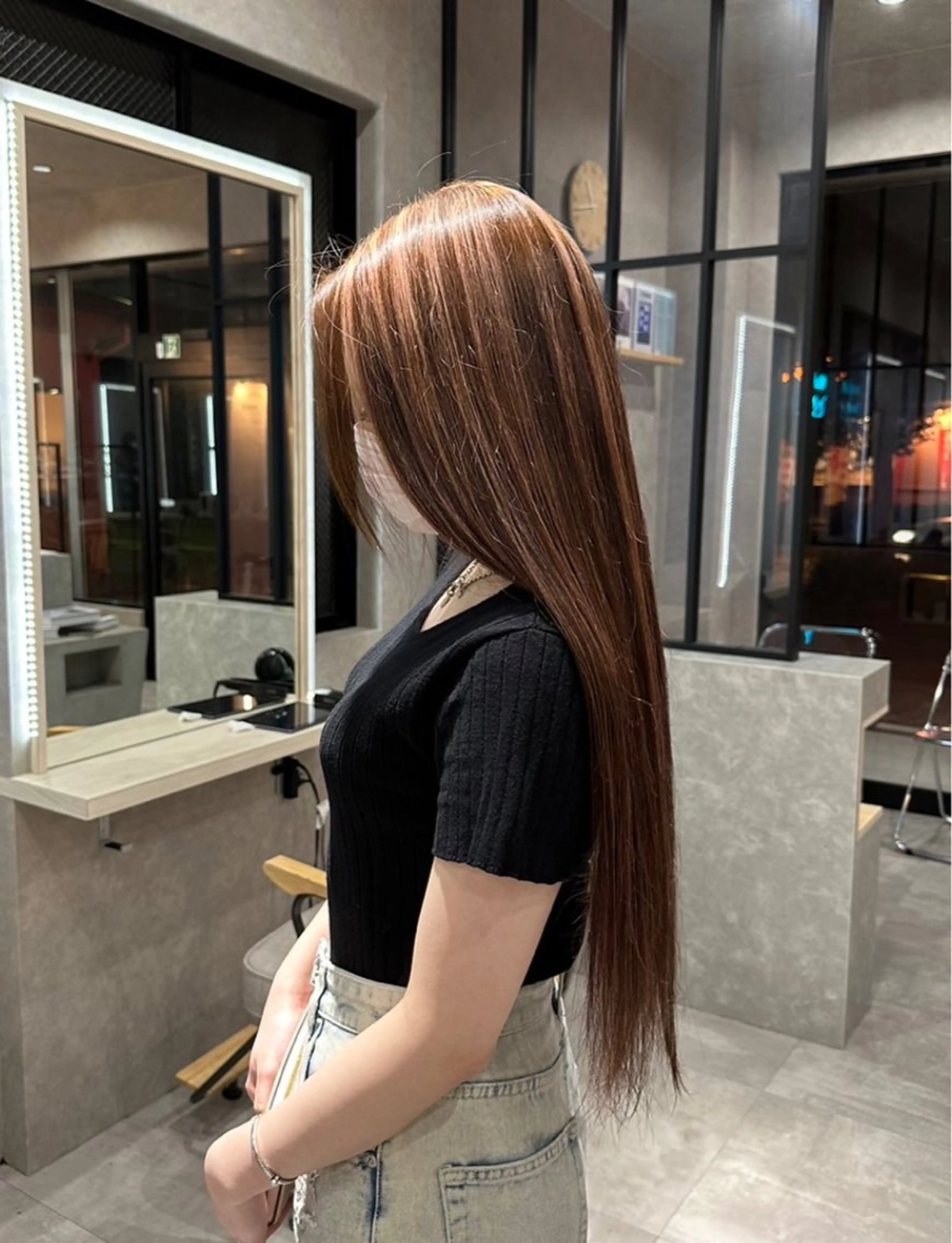 ロング ハイライト 【レイヤー×透明感 カラー】mayaのヘアスタイル