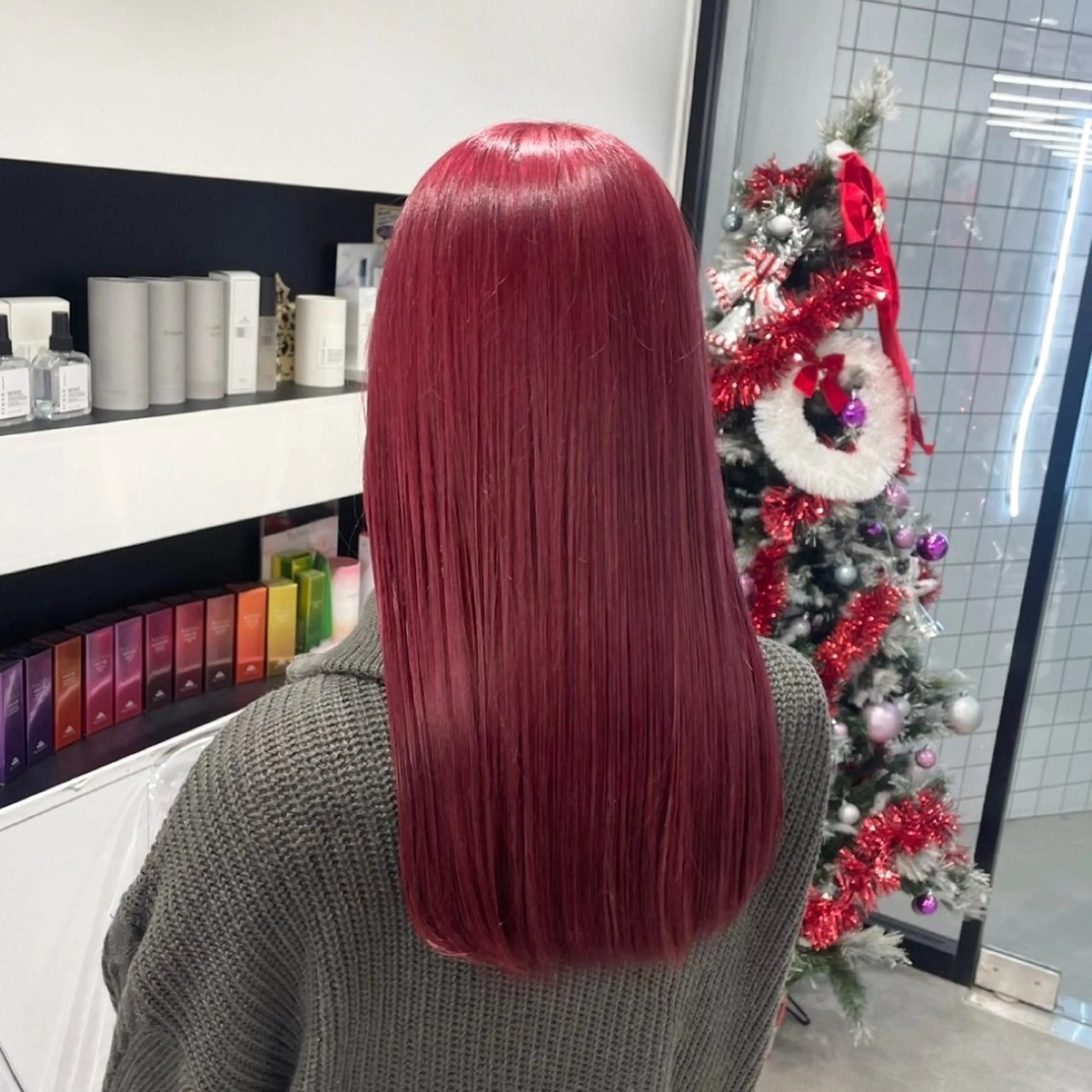 ミディアム カラー パーマ ヘアアレンジ メンズ トリートメント mona/ ストレートスタイル✨のヘアスタイル