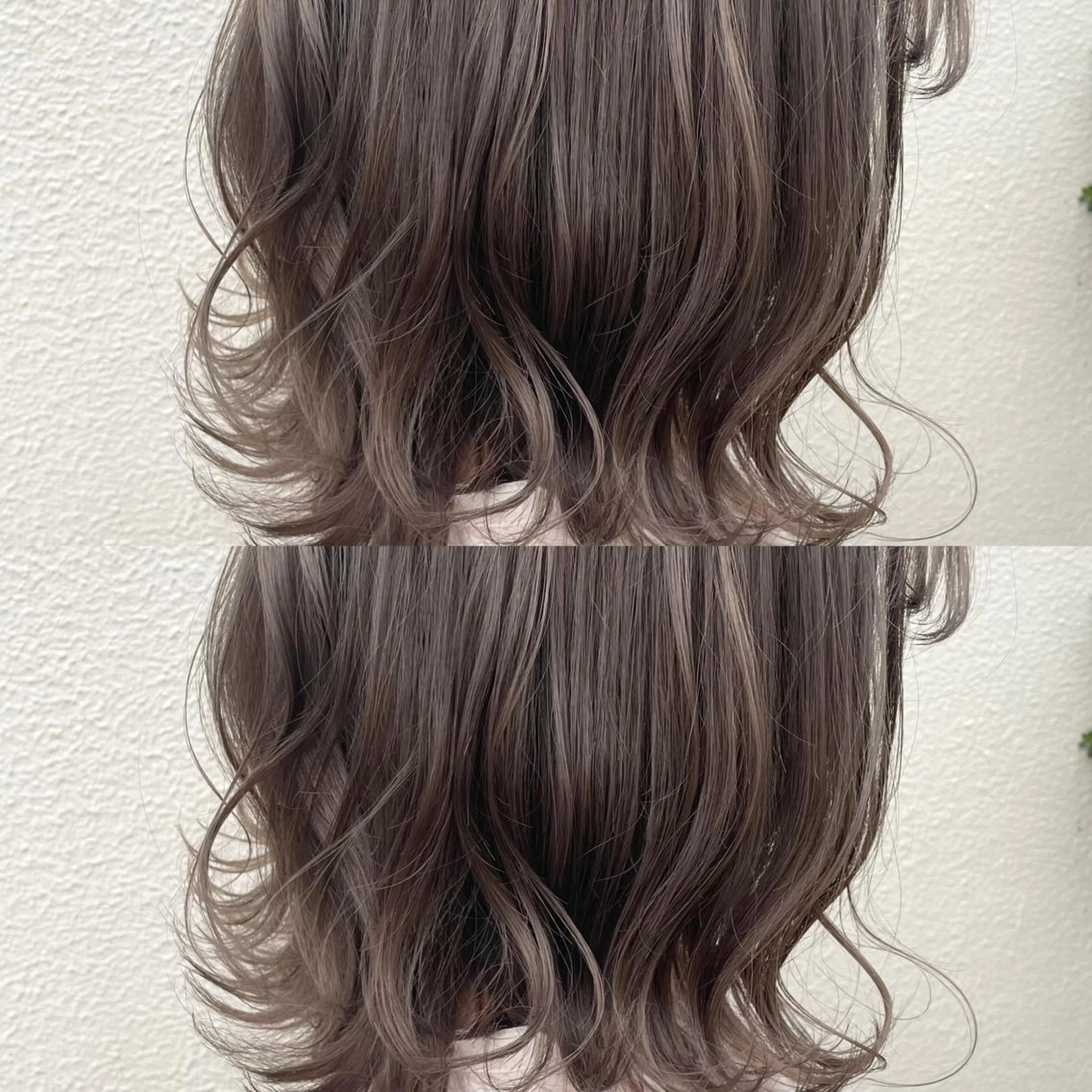 ミディアム カラー グレージュ tocca八王子 AYAKAのヘアスタイル