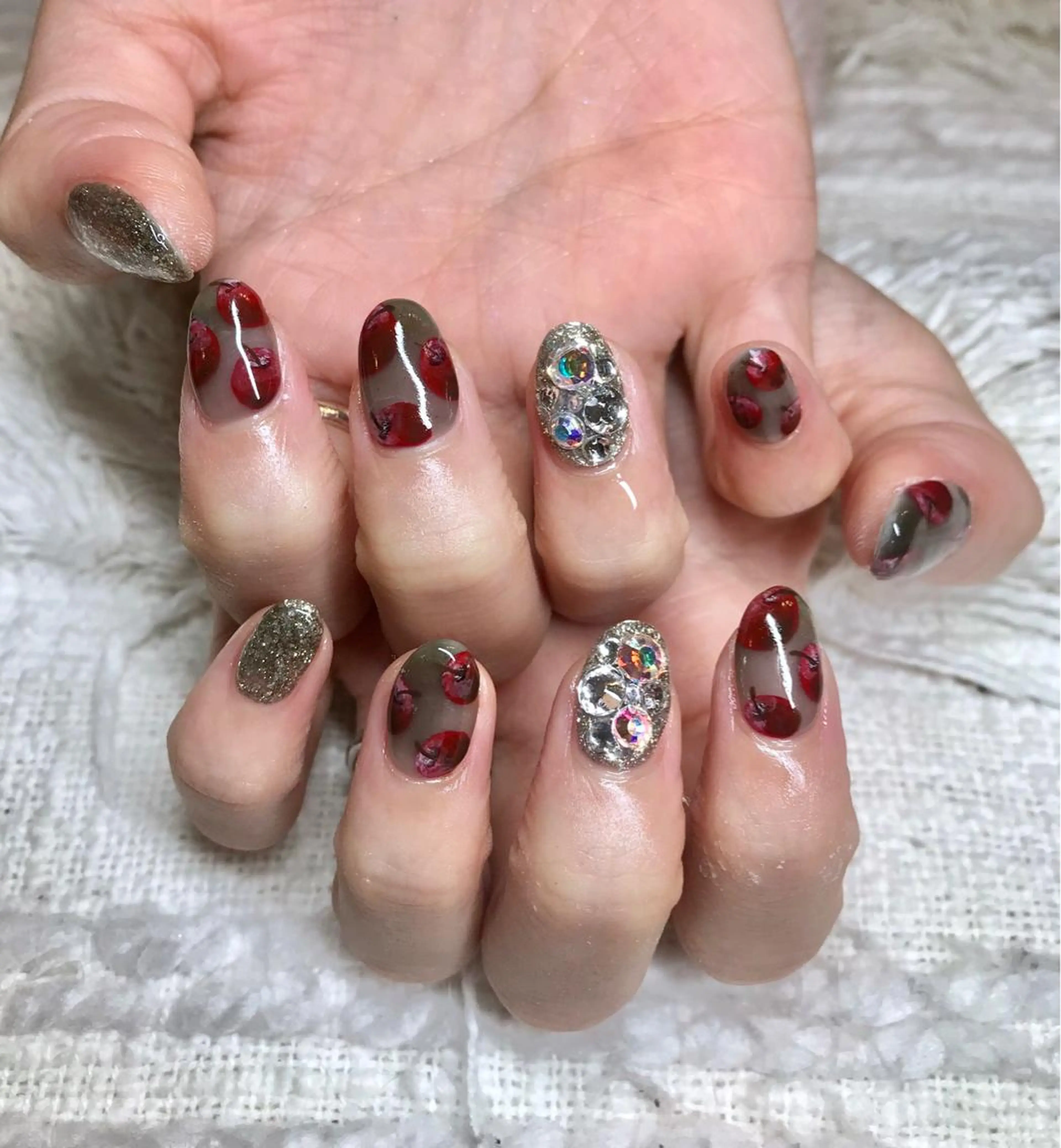 ミディアム カラー パーマ ヘアアレンジ ネイル マツエク・マツパ nail&eye Aoのマツエク・マツパデザイン