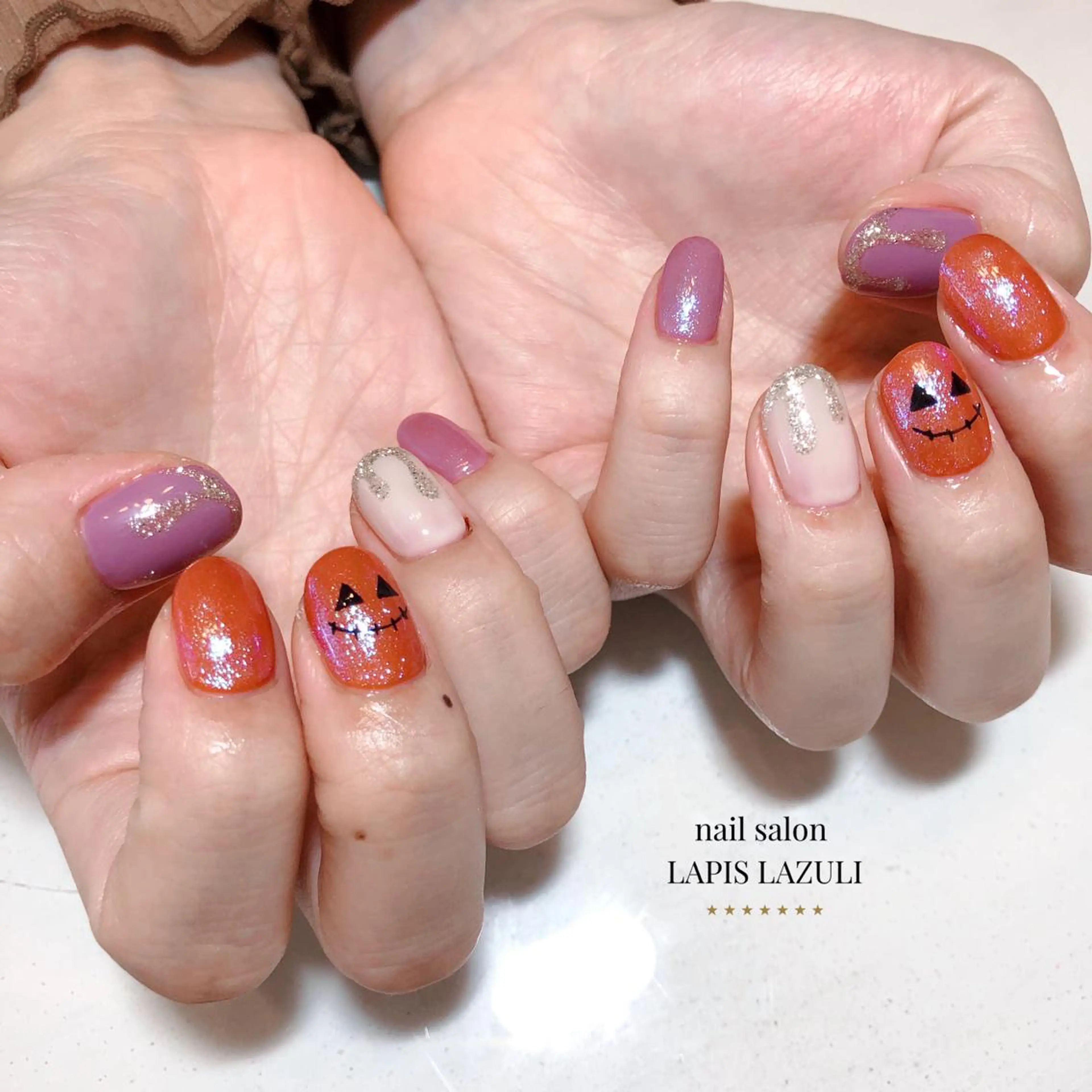 ネイル ジェルネイル マットネイル ミラーネイル ニュアンスネイル オフィスネイル nail salon ラピスラズリのネイルデザイン