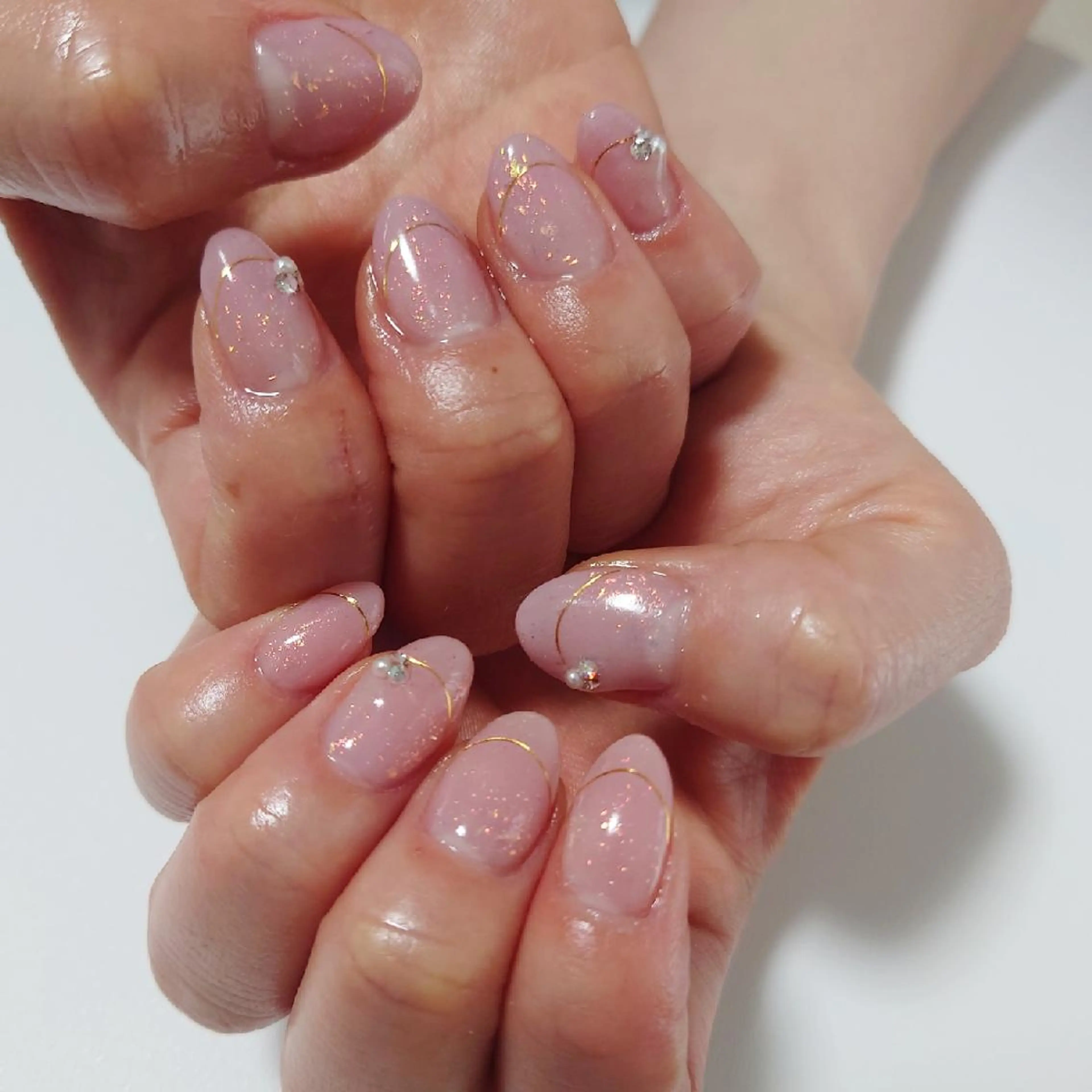 ネイル ジェルネイル グラデーション ハンドネイル NailSalon Kotillのネイルデザイン