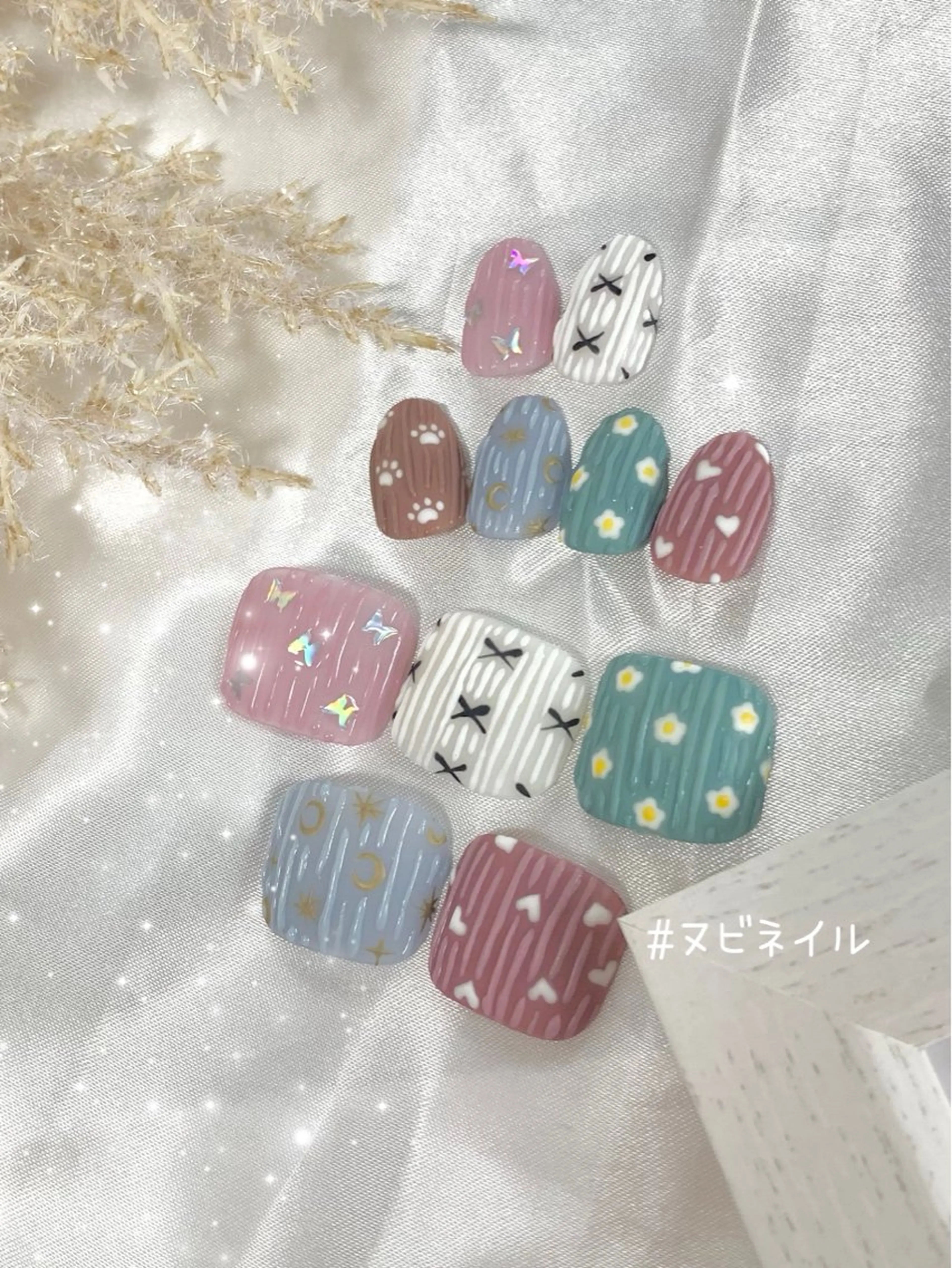 ネイル アートネイル 韓国ネイル ハンドネイル Nail room Cinnamil【しなみる】所属・Cinnamil オーナーRioのネイルデザイン