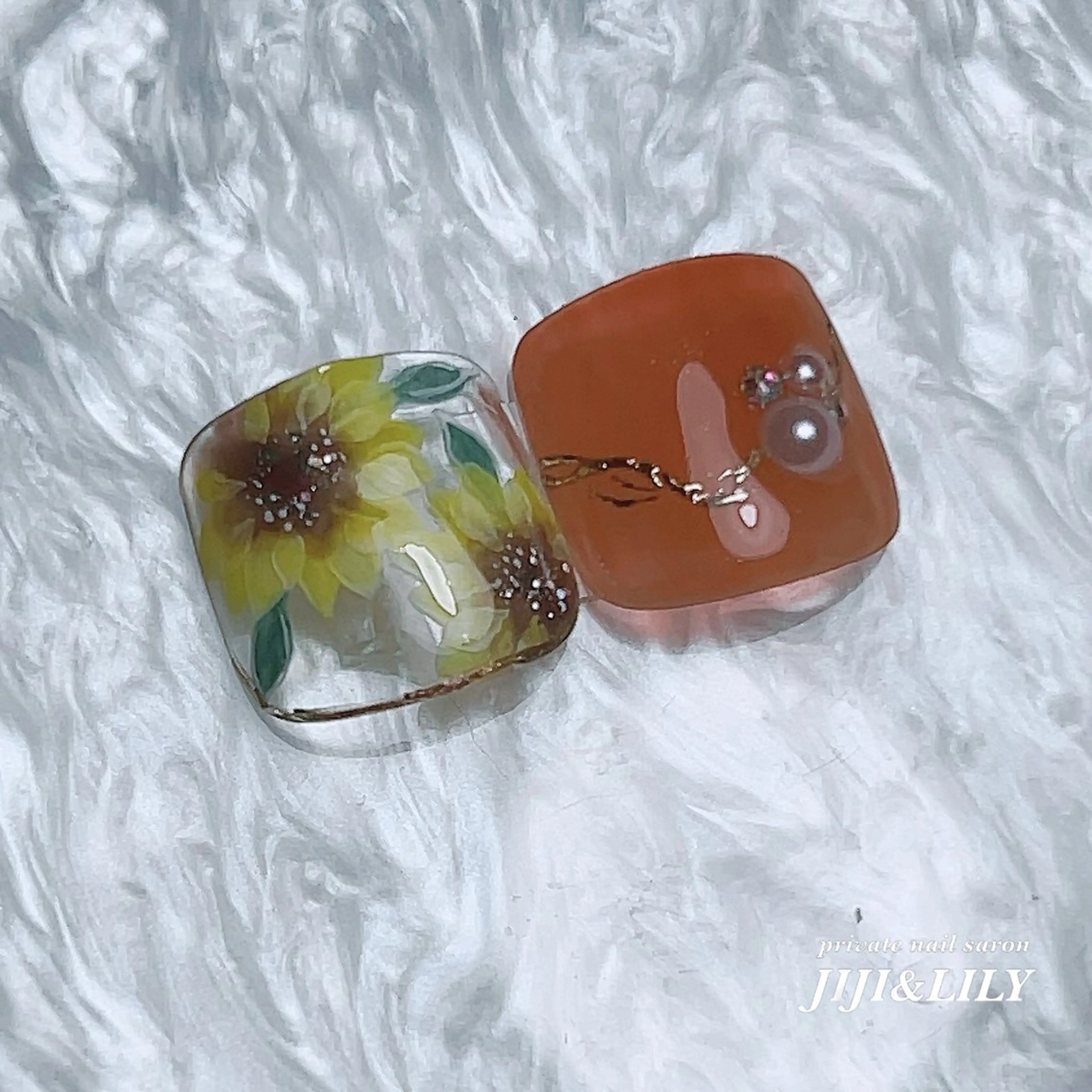 ネイル フットネイル 豊田 圭子のネイルデザイン