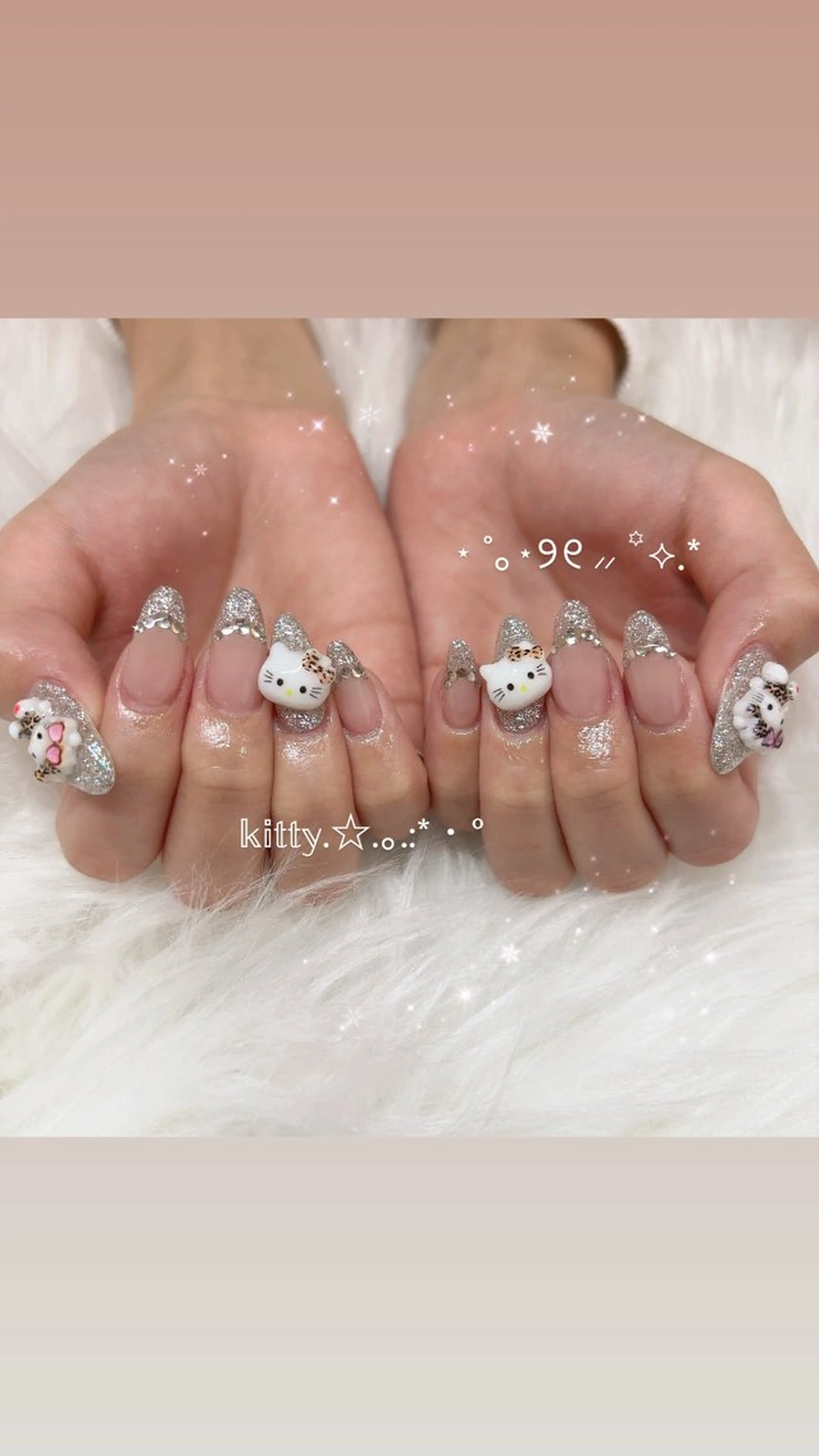 ネイル キラキラネイル ハンドネイル beautiful meみくのネイルデザイン