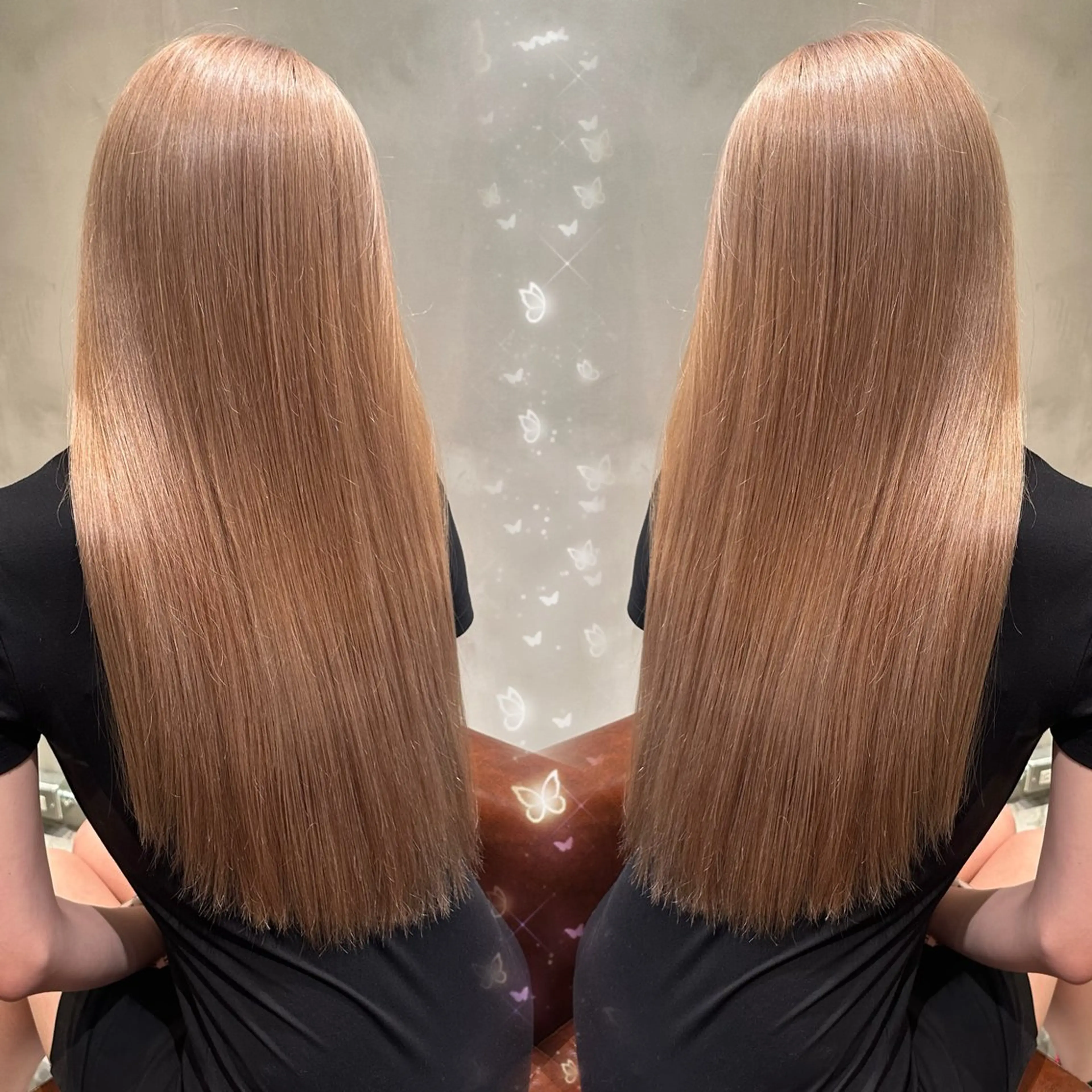 ケアブリーチ➕肌が透けるカラー➕1ステップTR💖の写真