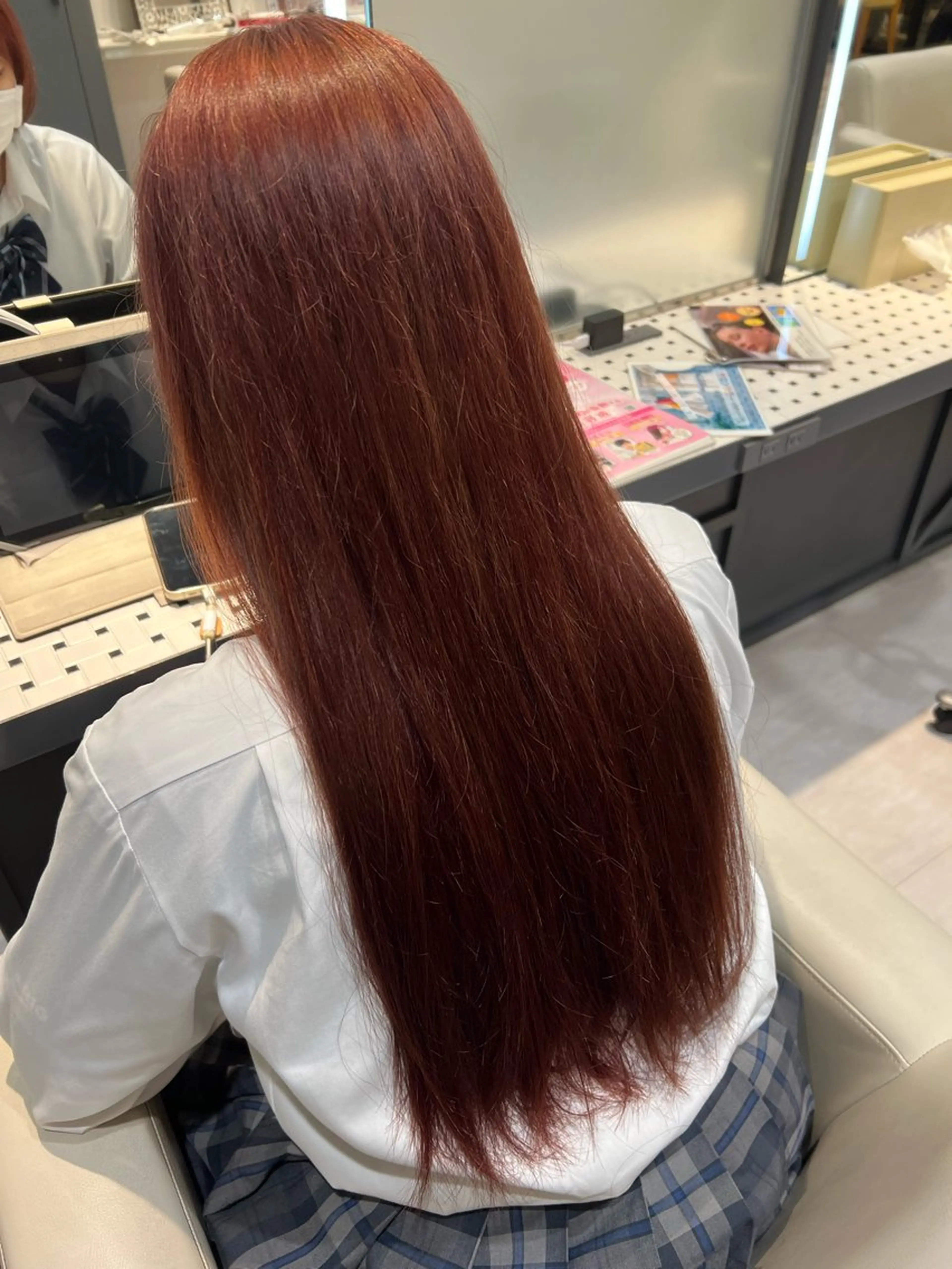 ロング カラー 巻ける美髪矯正/ 韓国ヘア/yutaのヘアスタイル