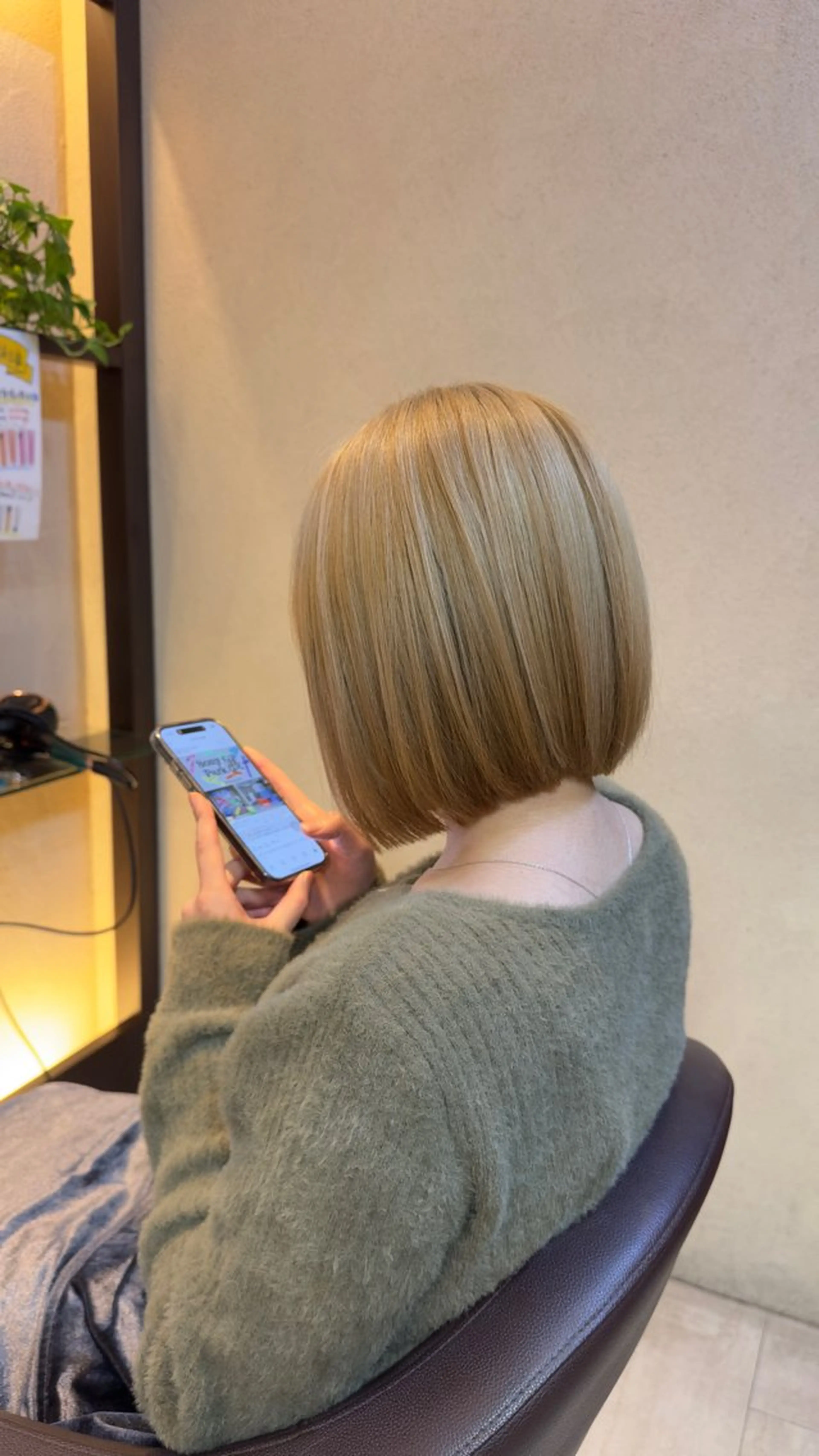 ショート ボブ カット ヘアカラー トリートメント ヘッドスパ レイヤーボブ/ 髪質改善/佐々木駿弥のヘアスタイル