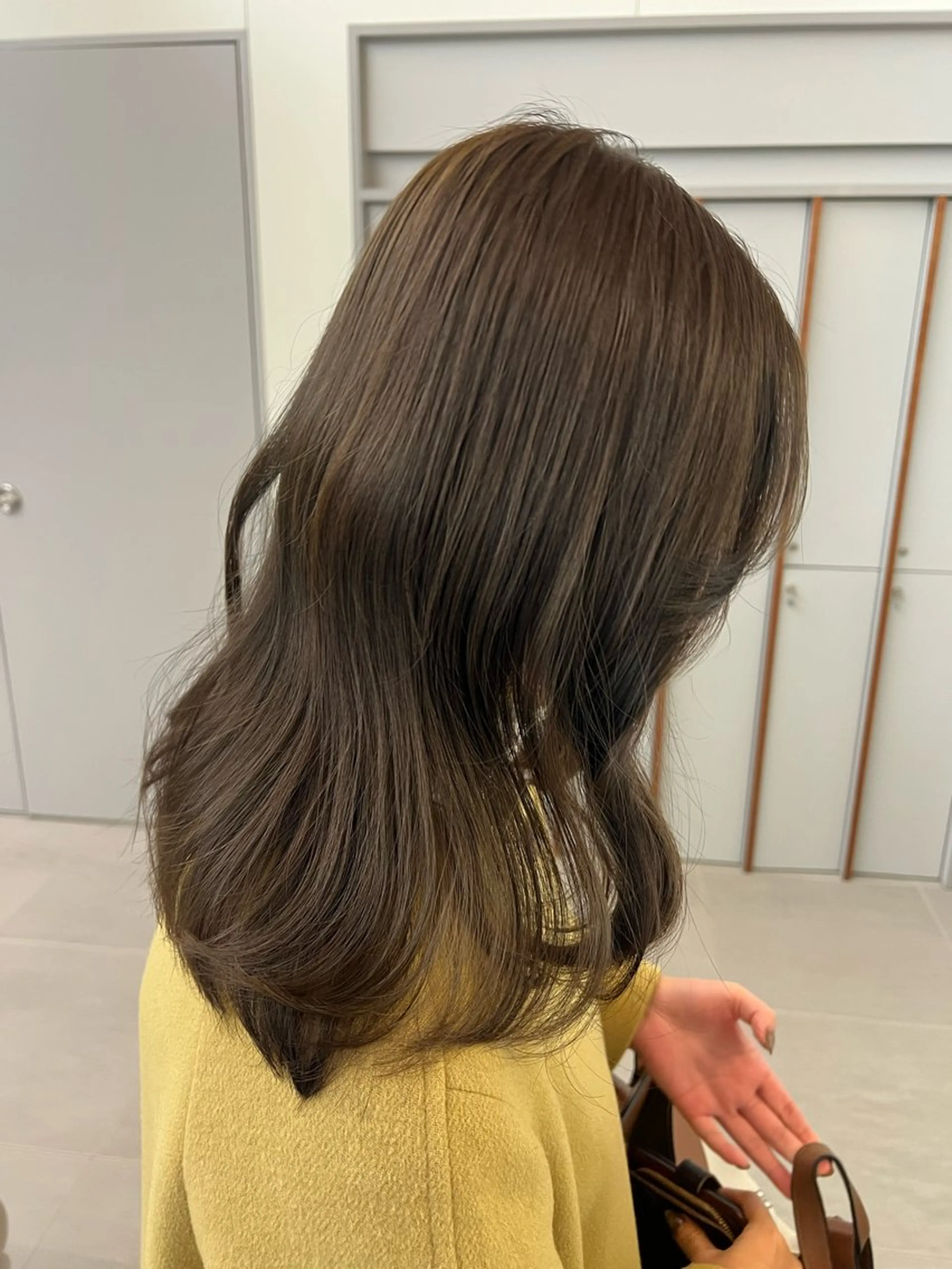 ミディアム カット ヘアカラー トリートメント LORENAO所属・ブリーチなしカラー♡ rinaのヘアスタイル