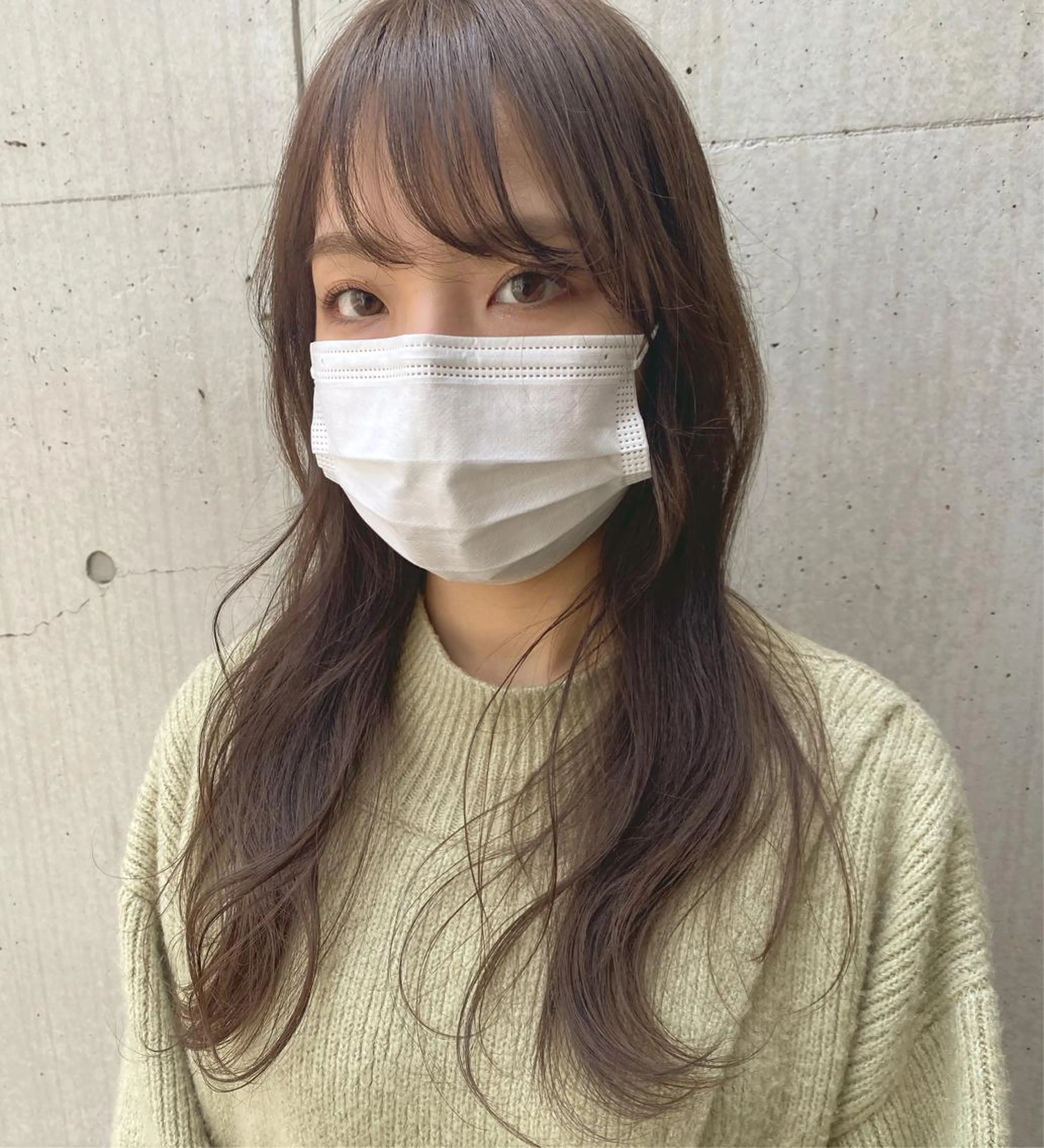 ロング 大橋 美咲のヘアスタイル