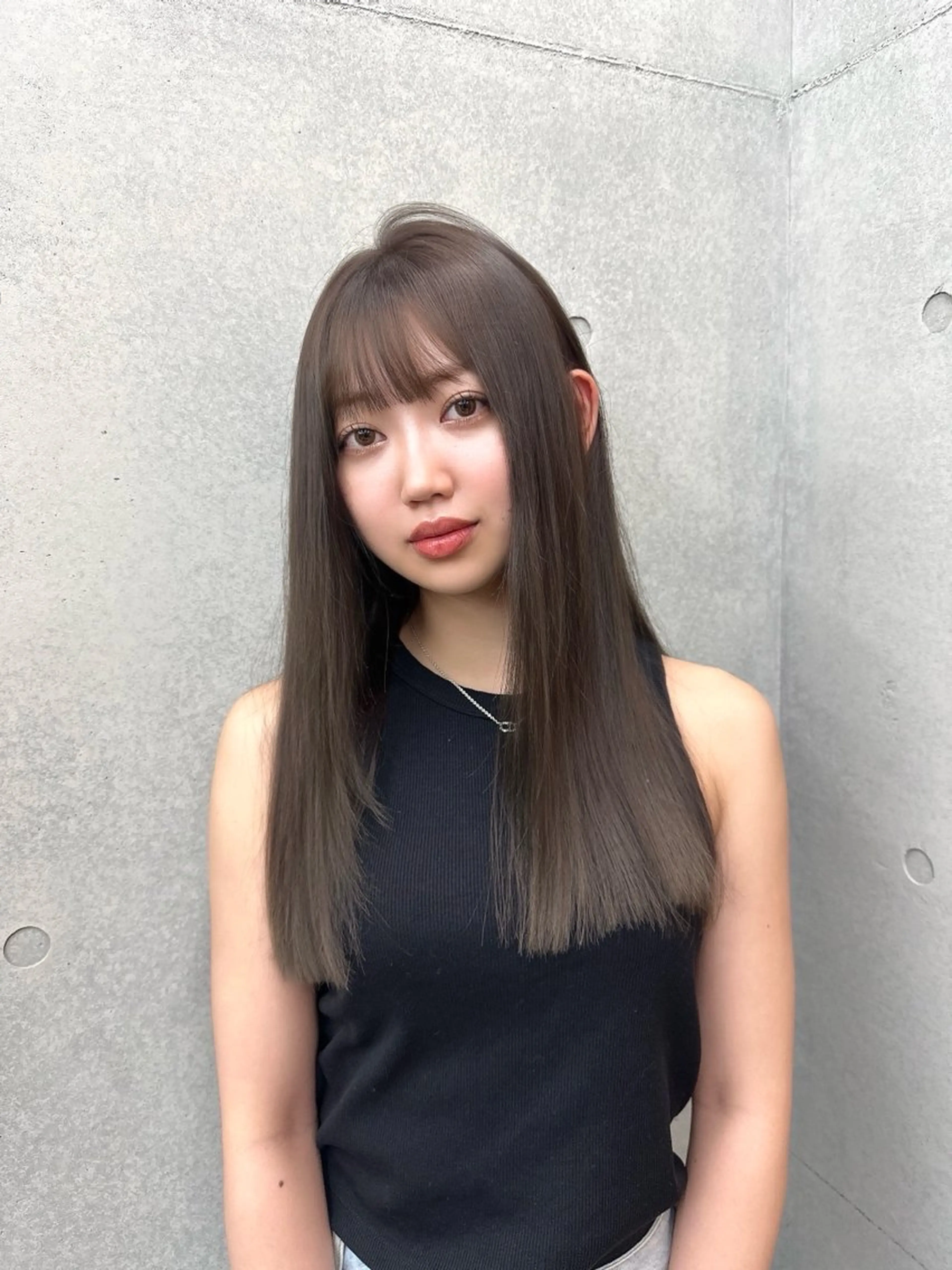 【人気No.1✨】カット+ケアカラー+TOKIO超音波トリートメントの写真