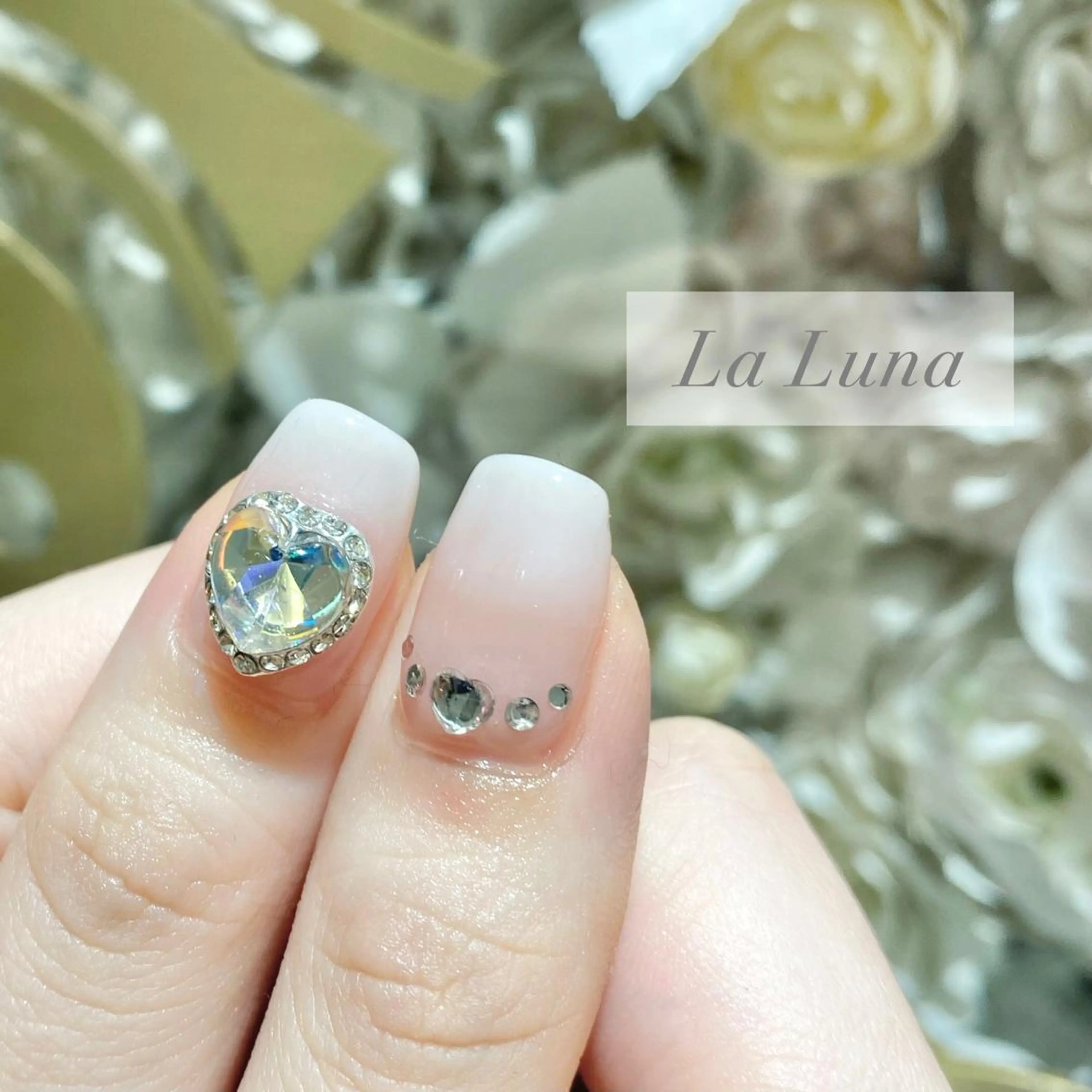 ネイル ハート ＬａＬｕｎａ🌙 natsukiのネイルデザイン