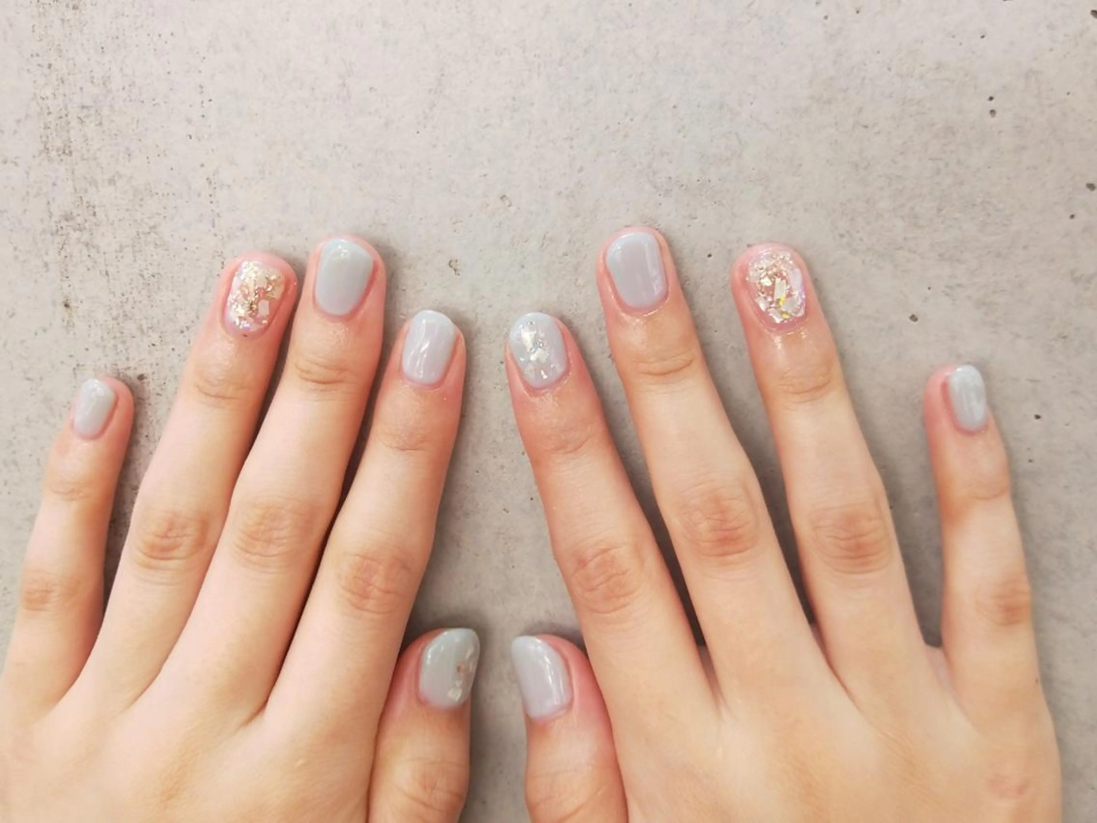 ネイル ハンドネイル ハンドケア R'well所属・はばすみれ🎀ﾈｲﾙ 光ﾌｪｲｼｬﾙ ﾍｱのネイルデザイン