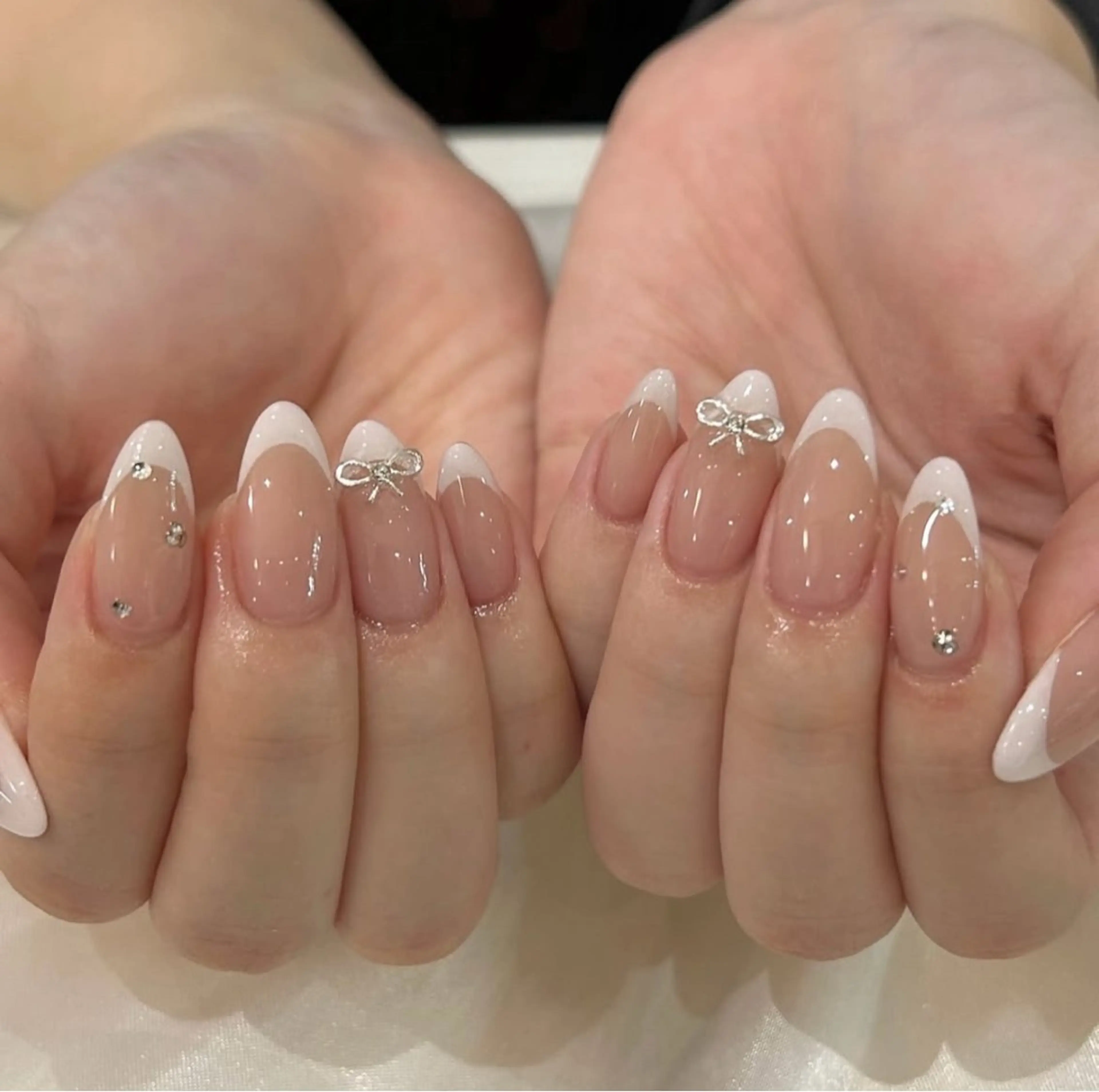 ネイル アートネイル チークネイル 長さ出し フットネイル フレンチネイル YK 美学院のネイルデザイン