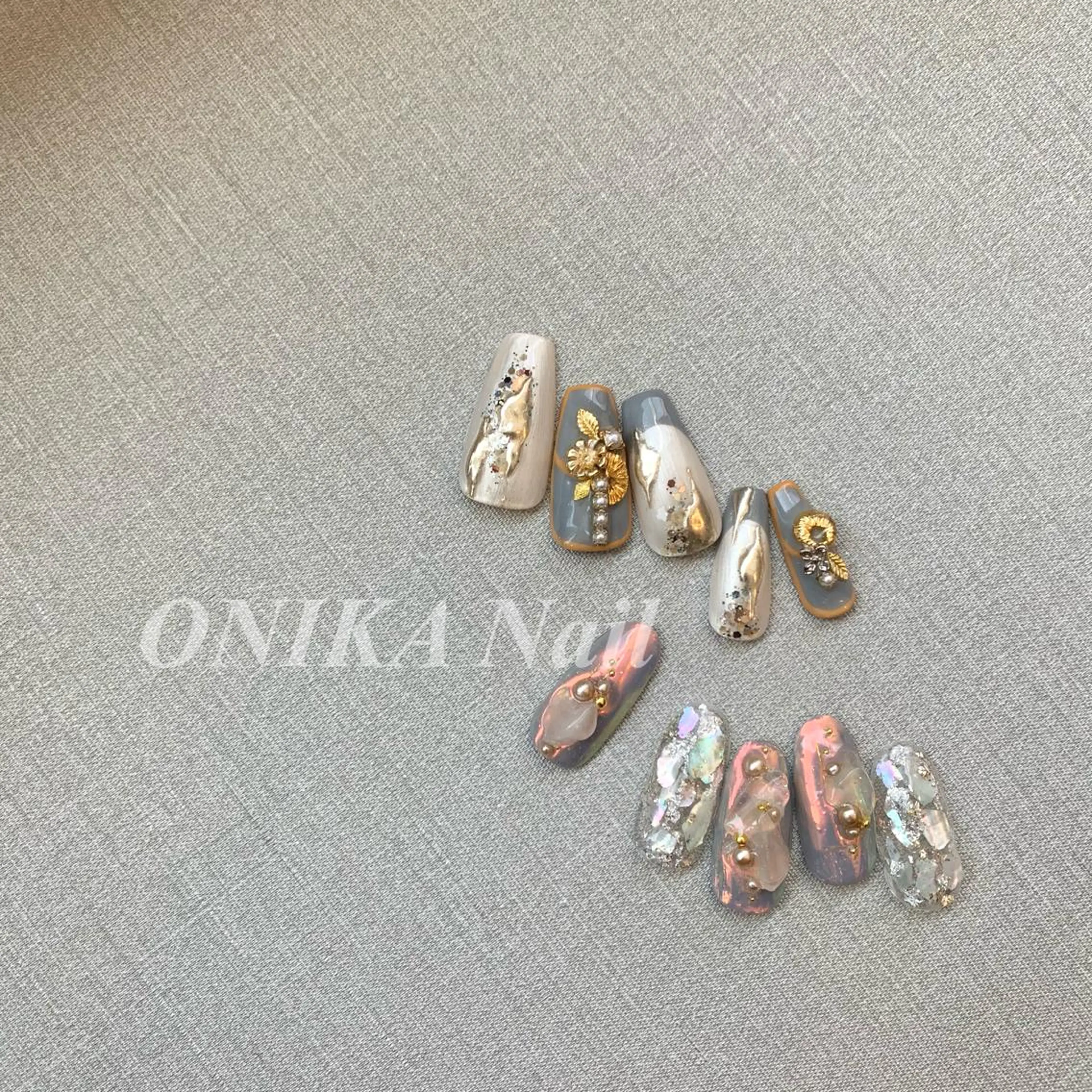 ネイル オーロラネイル ジェルネイル 韓国ネイル ニュアンスネイル パラジェル ONIKA Nail 表参道A4徒歩2分のネイルデザイン