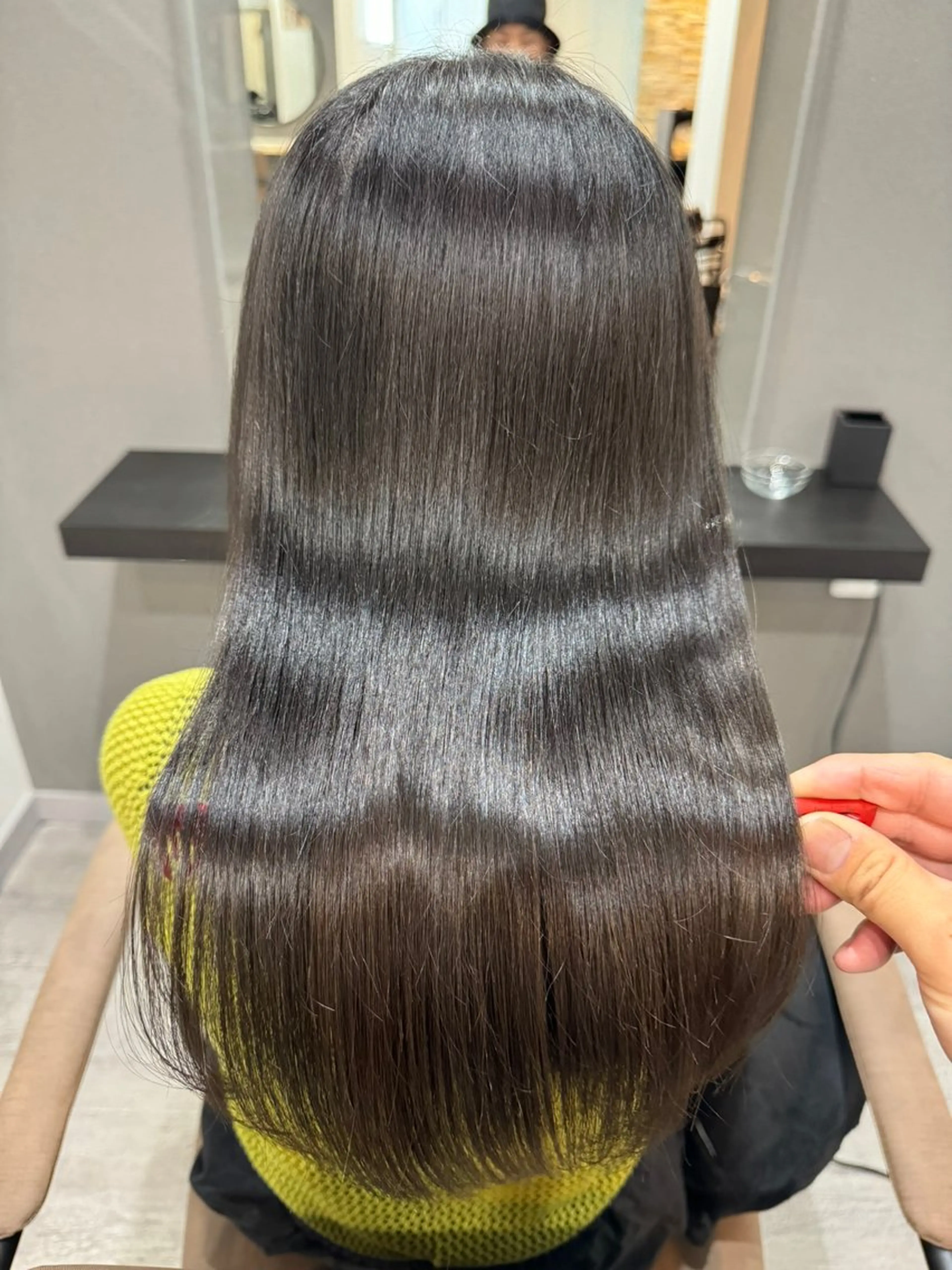 セミロング ヘアカラー トリートメント ハイライト/髪質改善 ans/黒木 和大のヘアスタイル