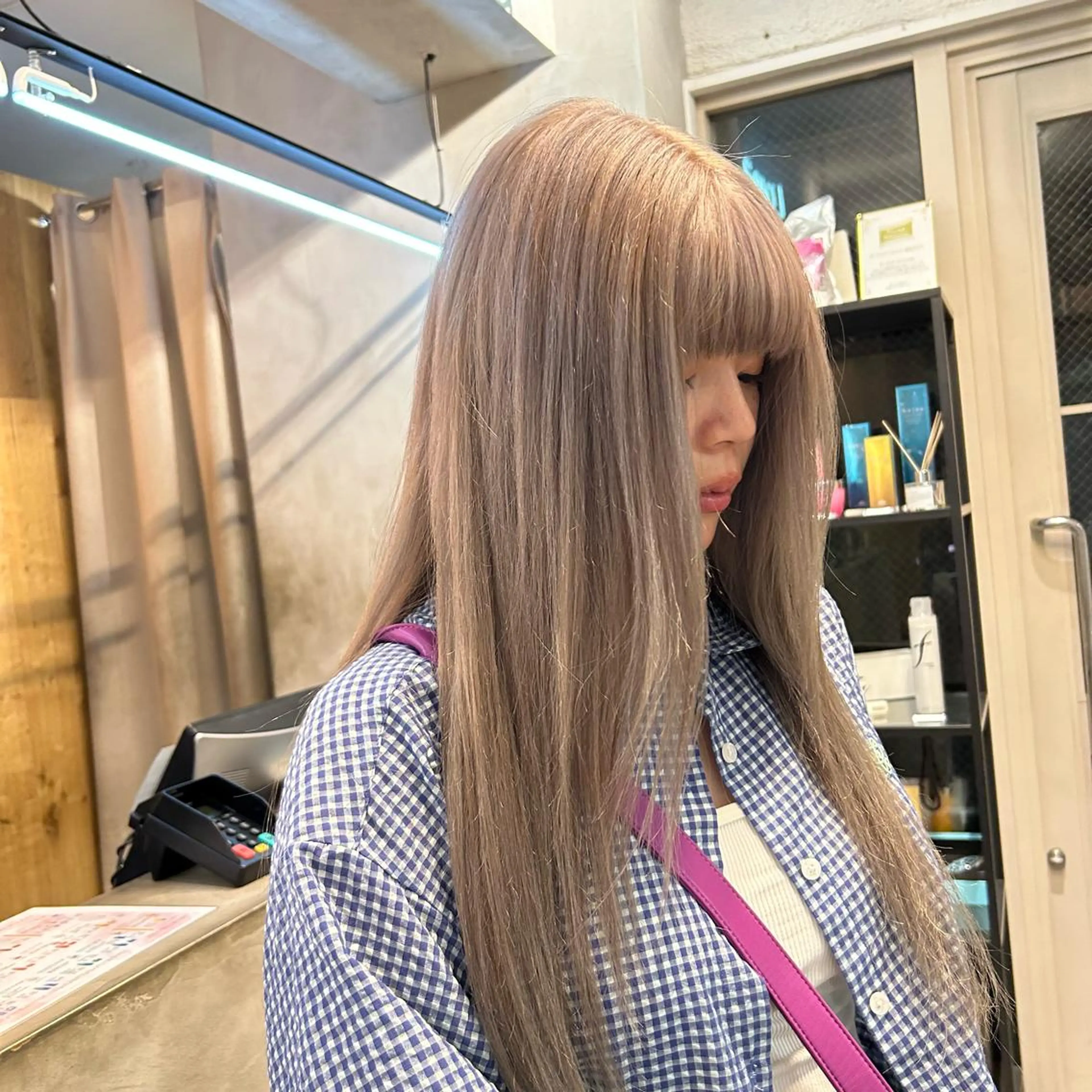ロング カラー ブリーチ ヘアカラー じゅわっと暖色カラー 🍊Moemiのヘアスタイル