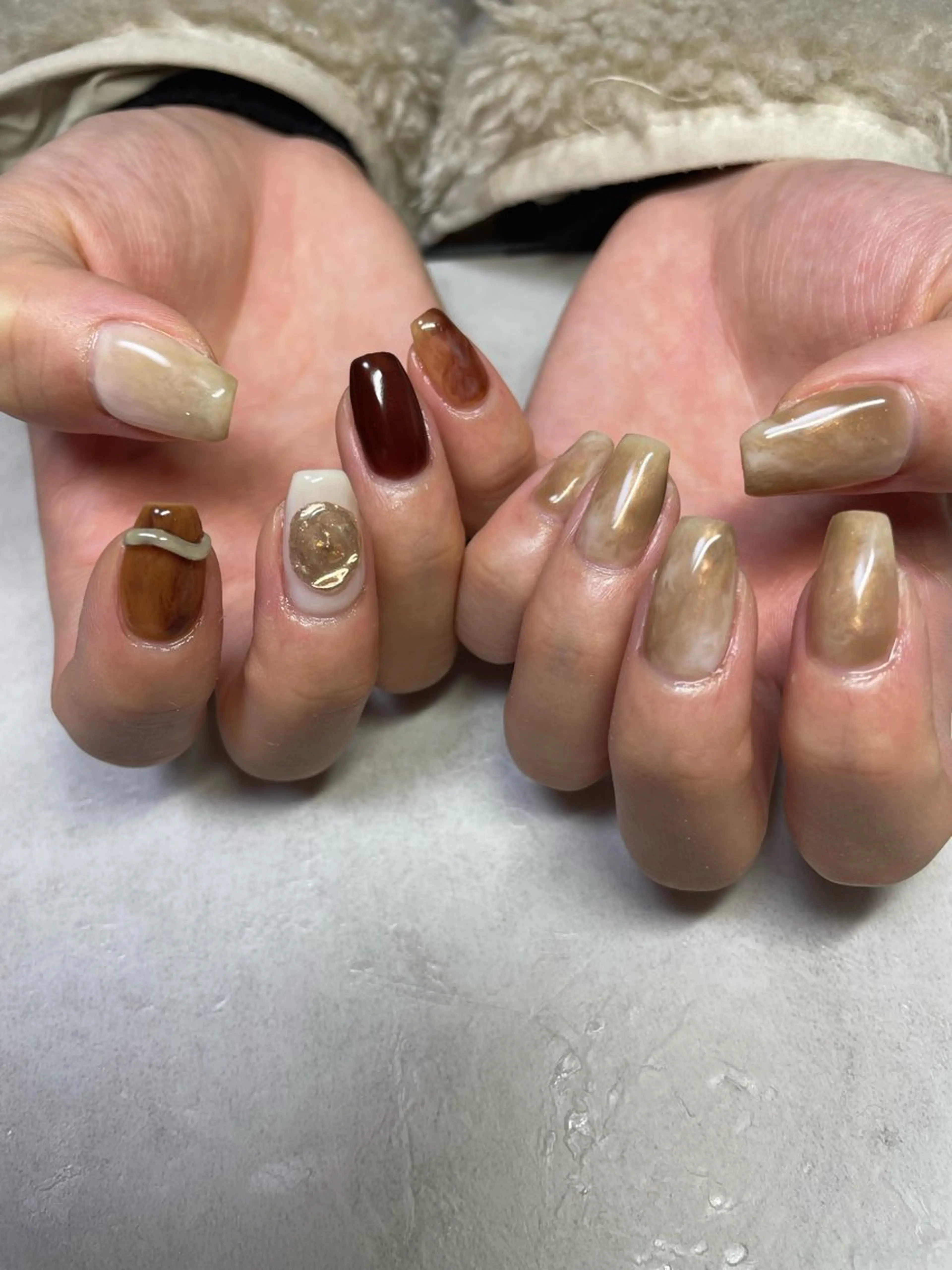 ネイル ニュアンスネイル nailsalon mionのネイルデザイン