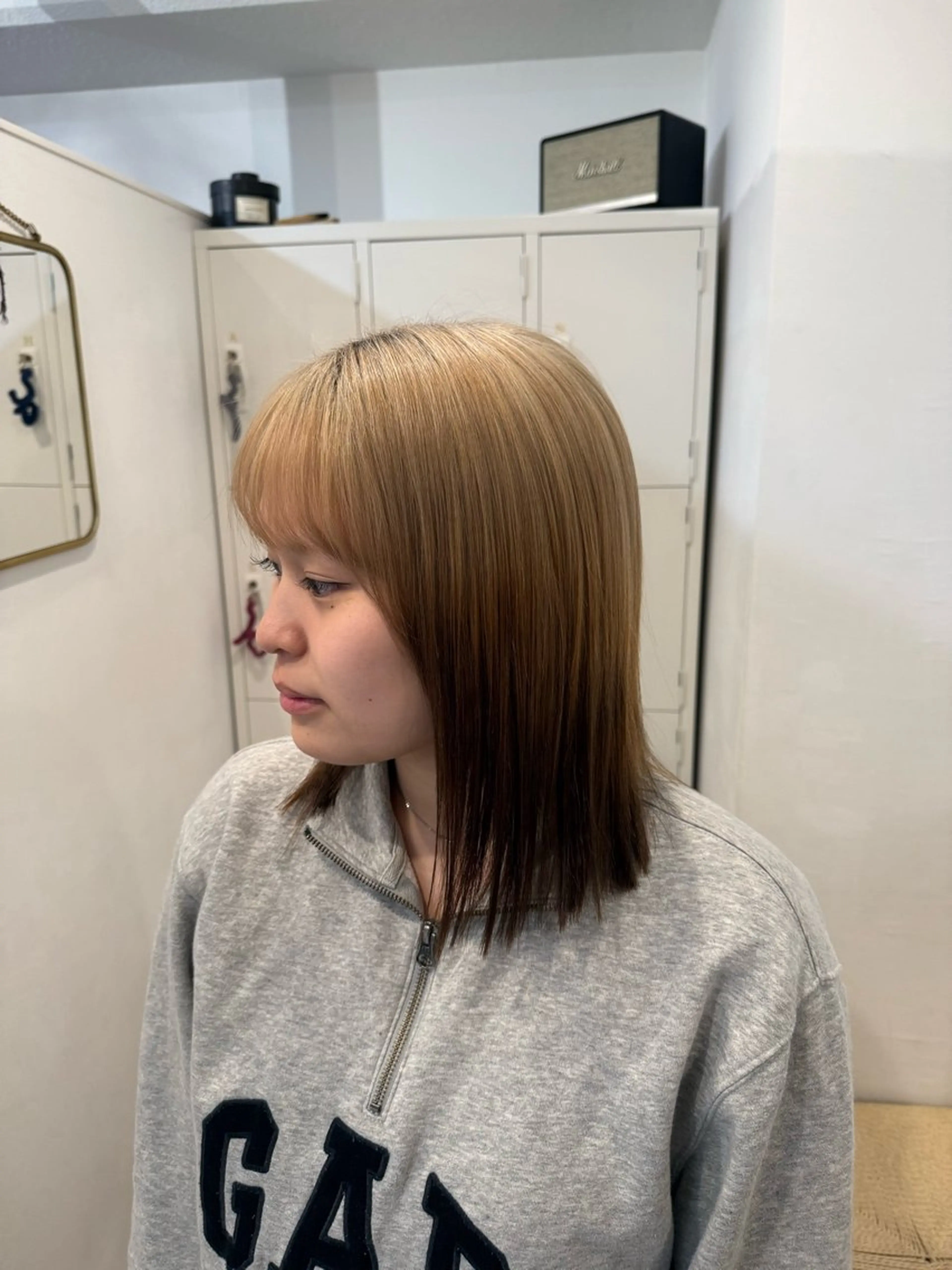 ショート H 梅田所属・藤本 泰 /レイヤー カットモデル様募集中のヘアスタイル