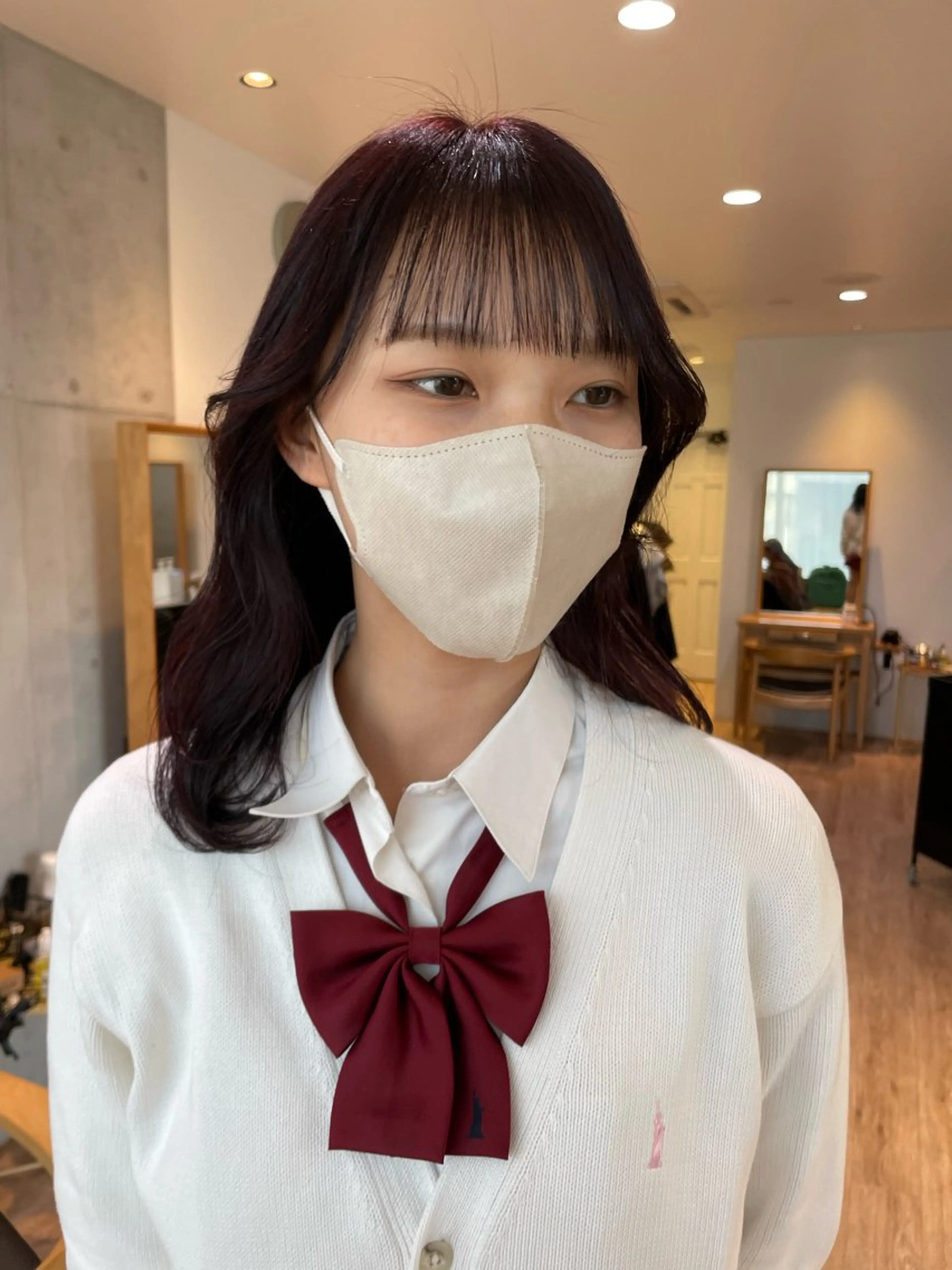 カラー レッドカラー Say.Ree所属・🐣Say.ree ひらいで ななみ🐣のヘアスタイル