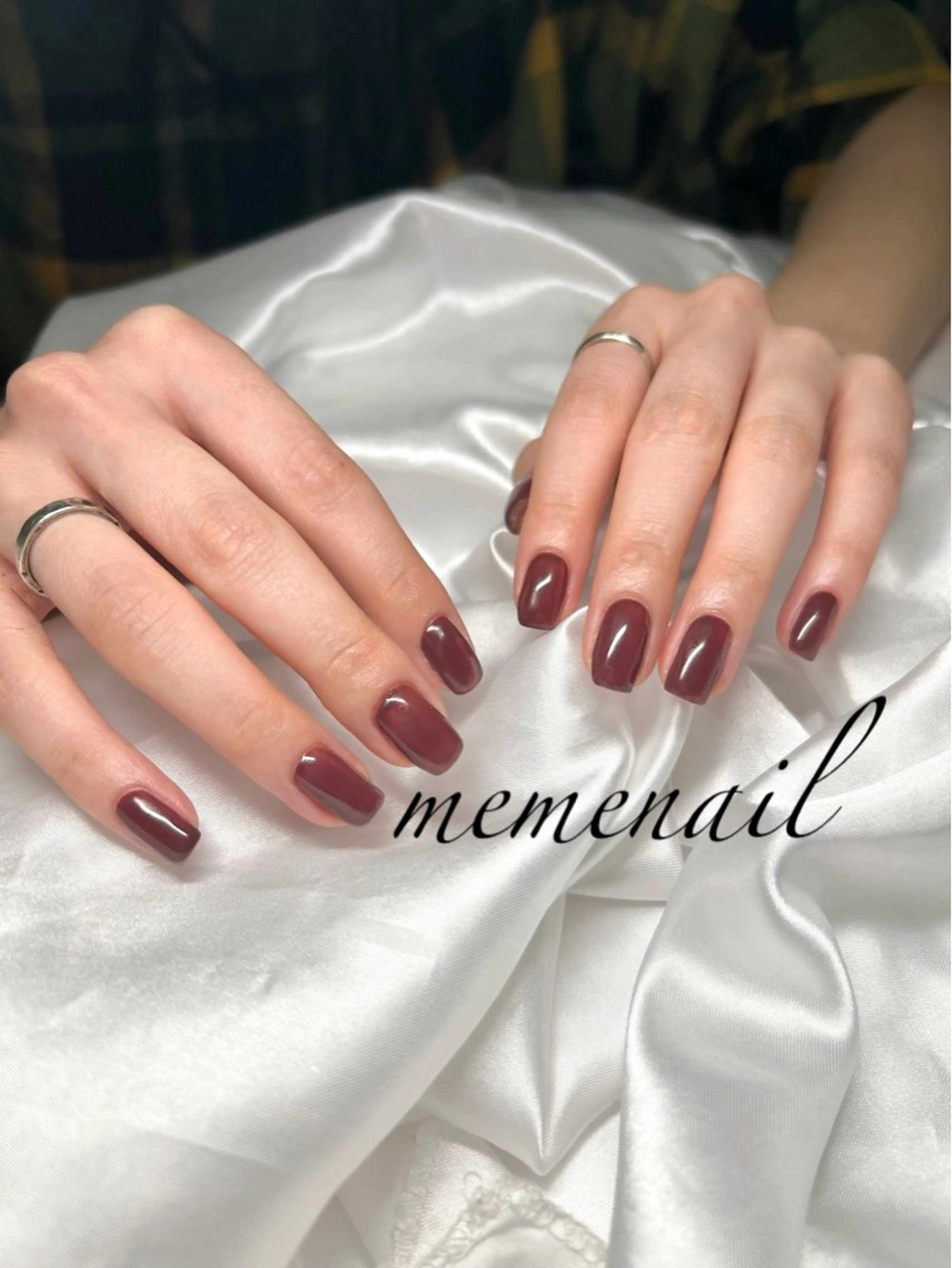 ワンカラーorラメグラデーションの写真