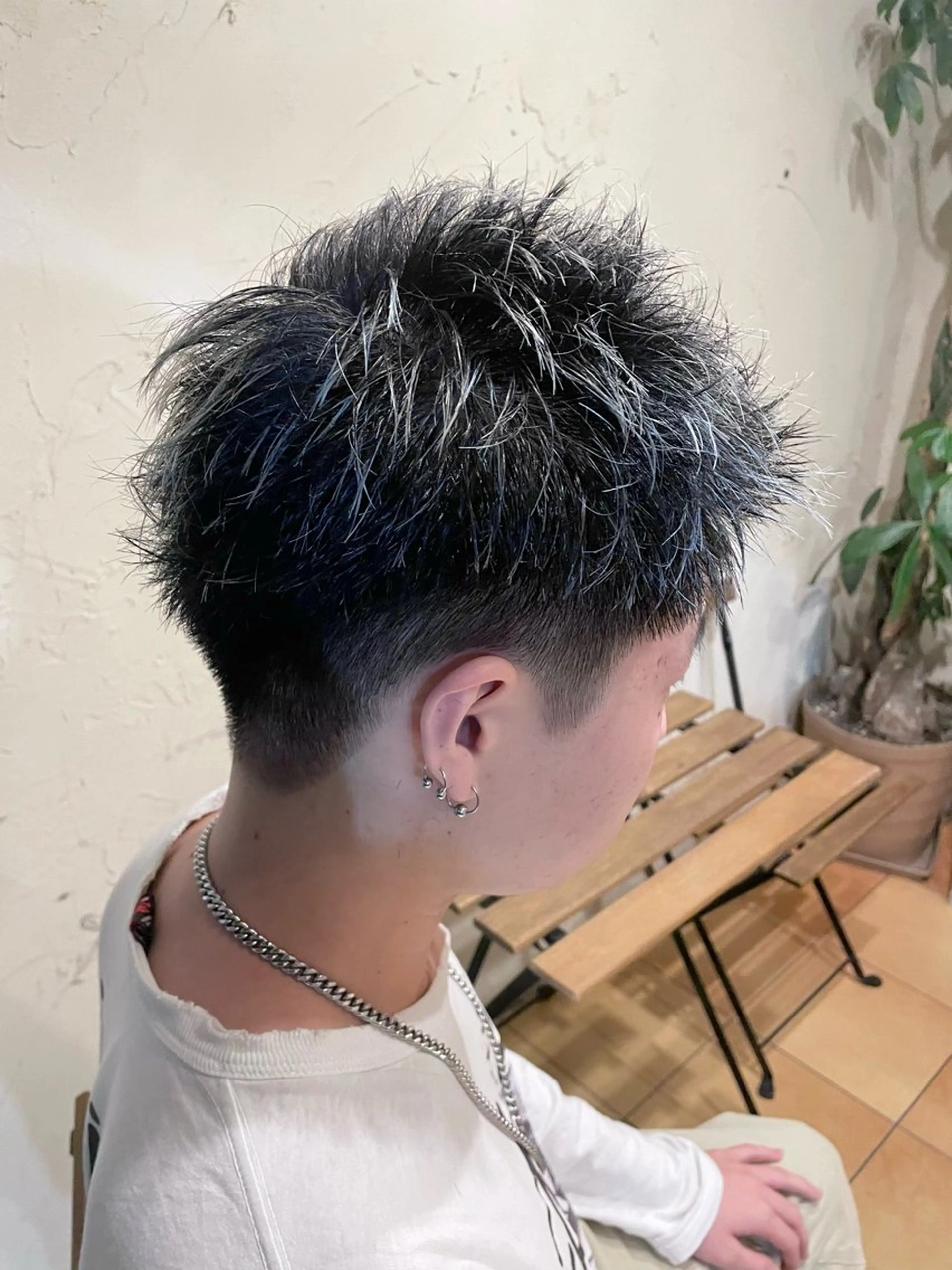 ショート カラー メンズ スパイキーショート ショートヘア カット メンズ特化/パーマ指 名No.1/百瀬太郎のヘアスタイル