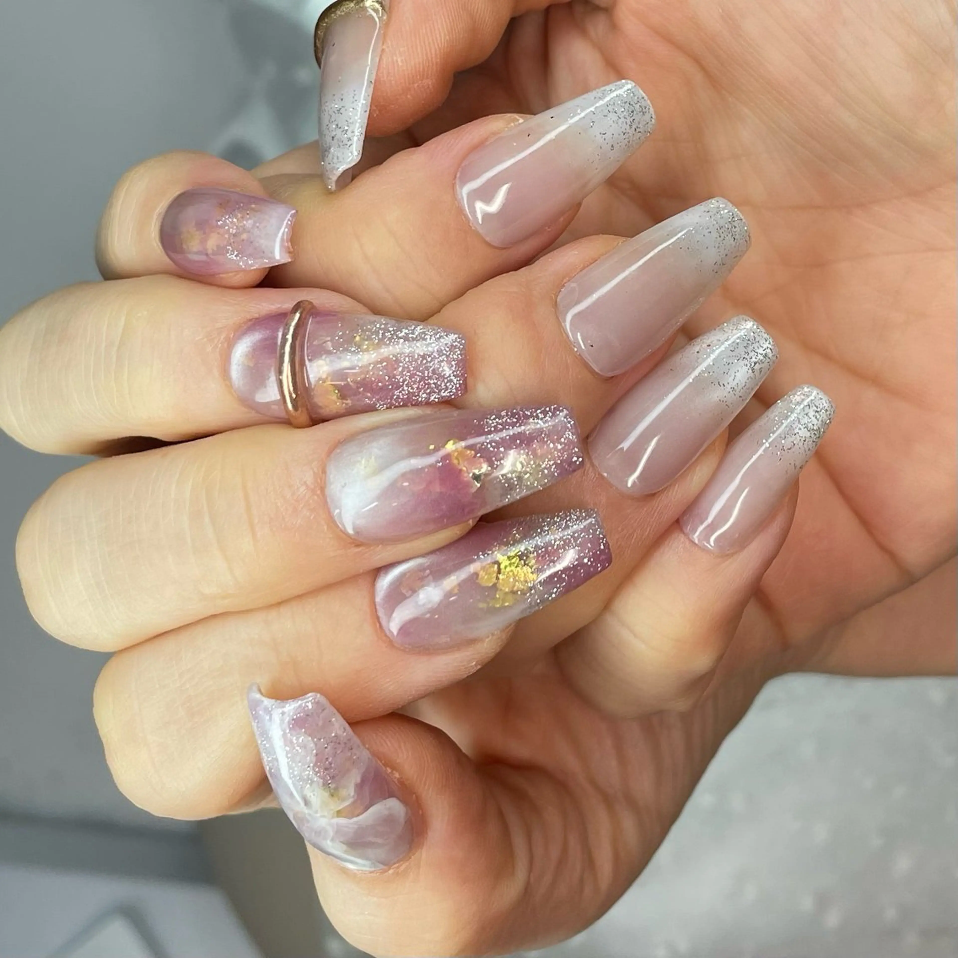 セミロング nailsalon kitのネイルデザイン