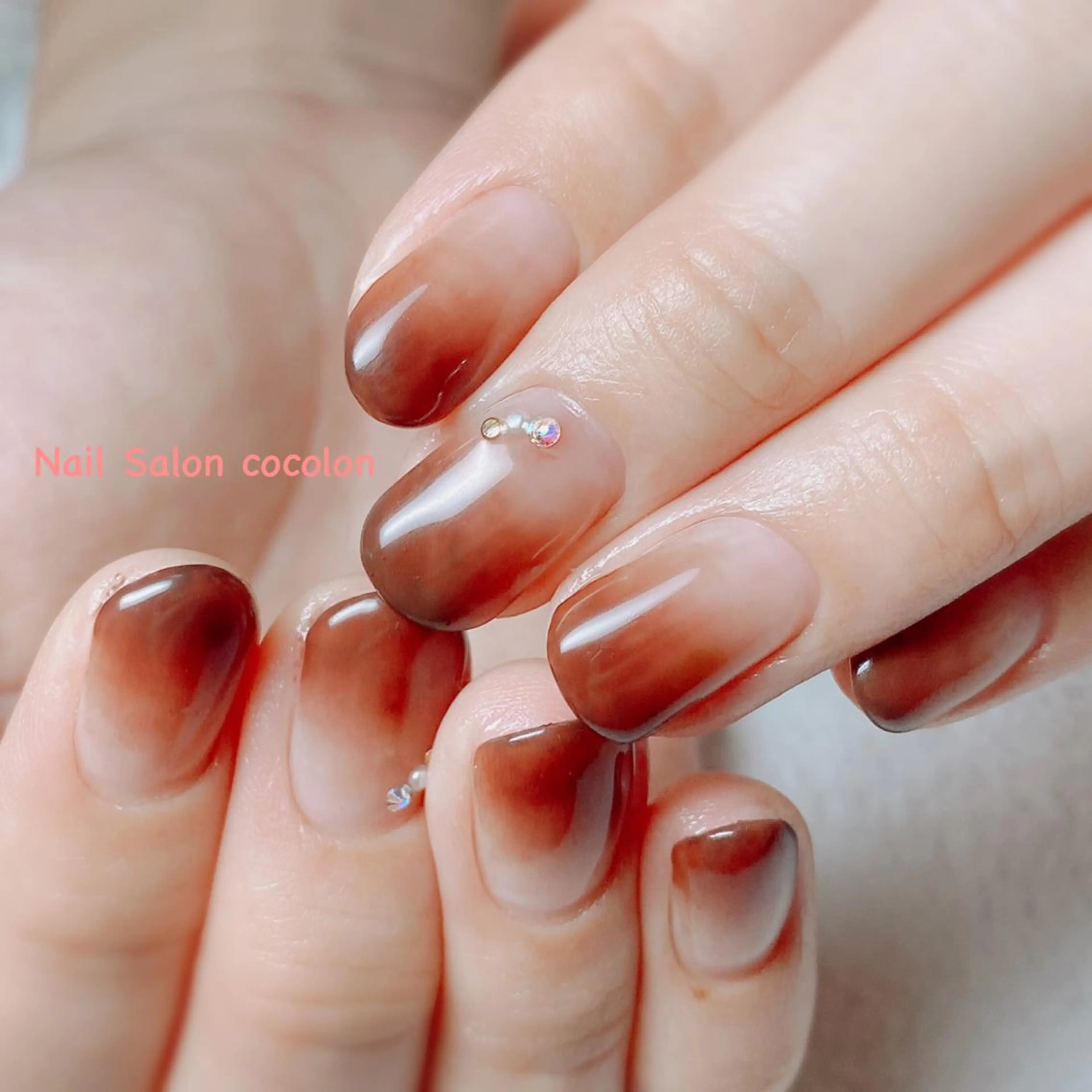 ネイル グラデーション ハンドネイル 柴崎 美幸のネイルデザイン