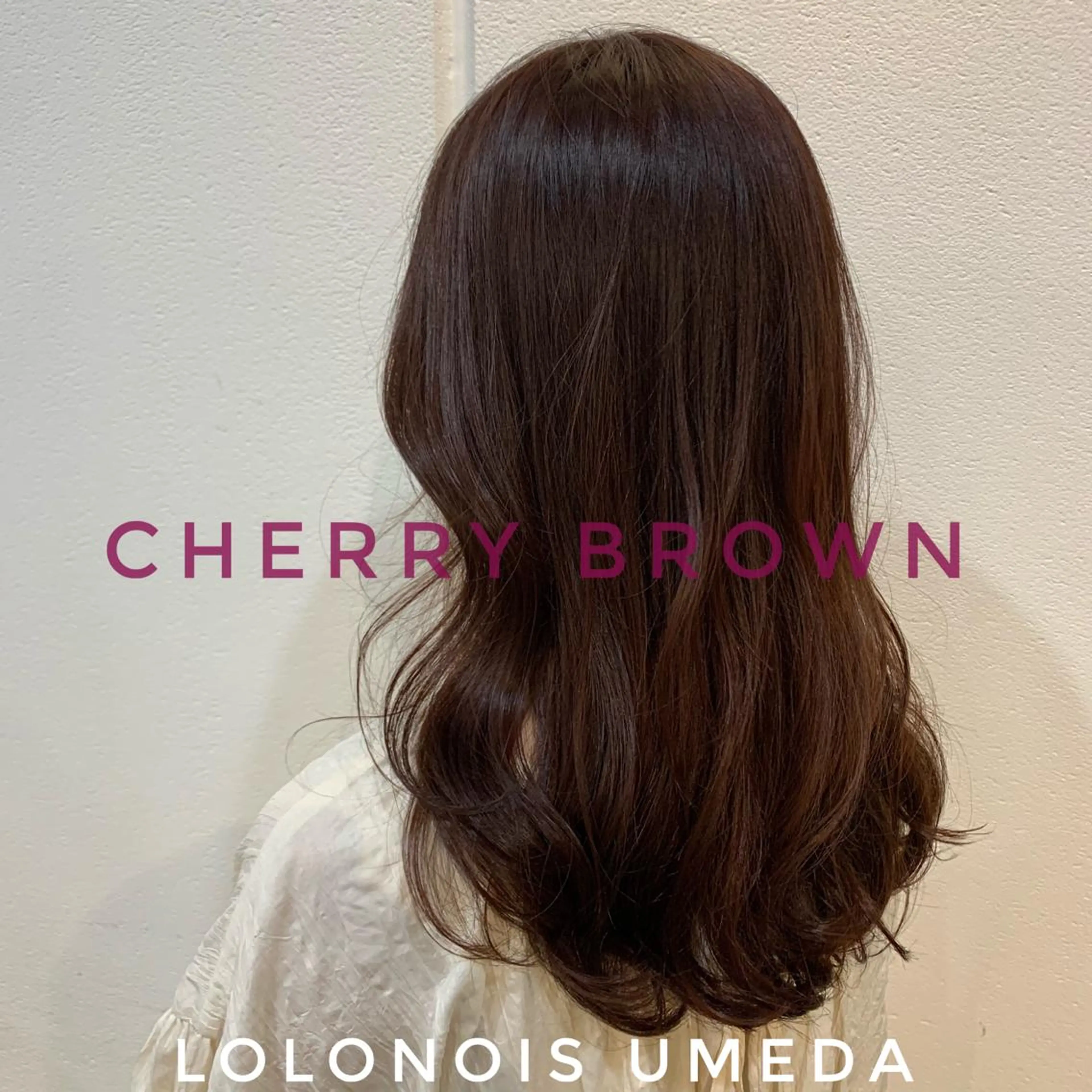 ロング カラー ブラウンカラー Lolonois梅田 /Okazaki:)のヘアスタイル