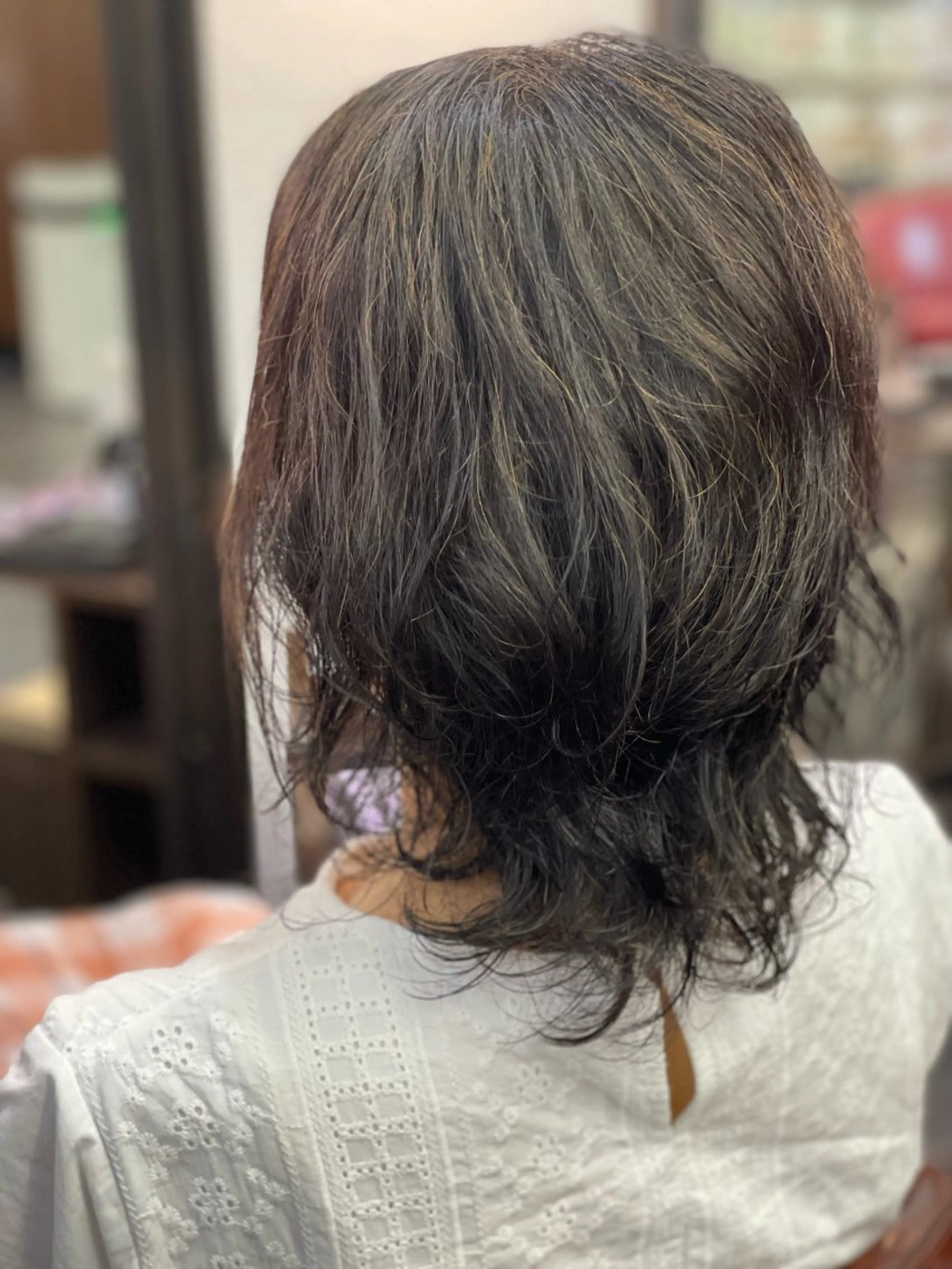 セミロング セミロングパーマ レイヤーカット カット トリートメント ヘッドスパ 似合わせ＆予防美容 飯島   知花💐のその他イメージ
