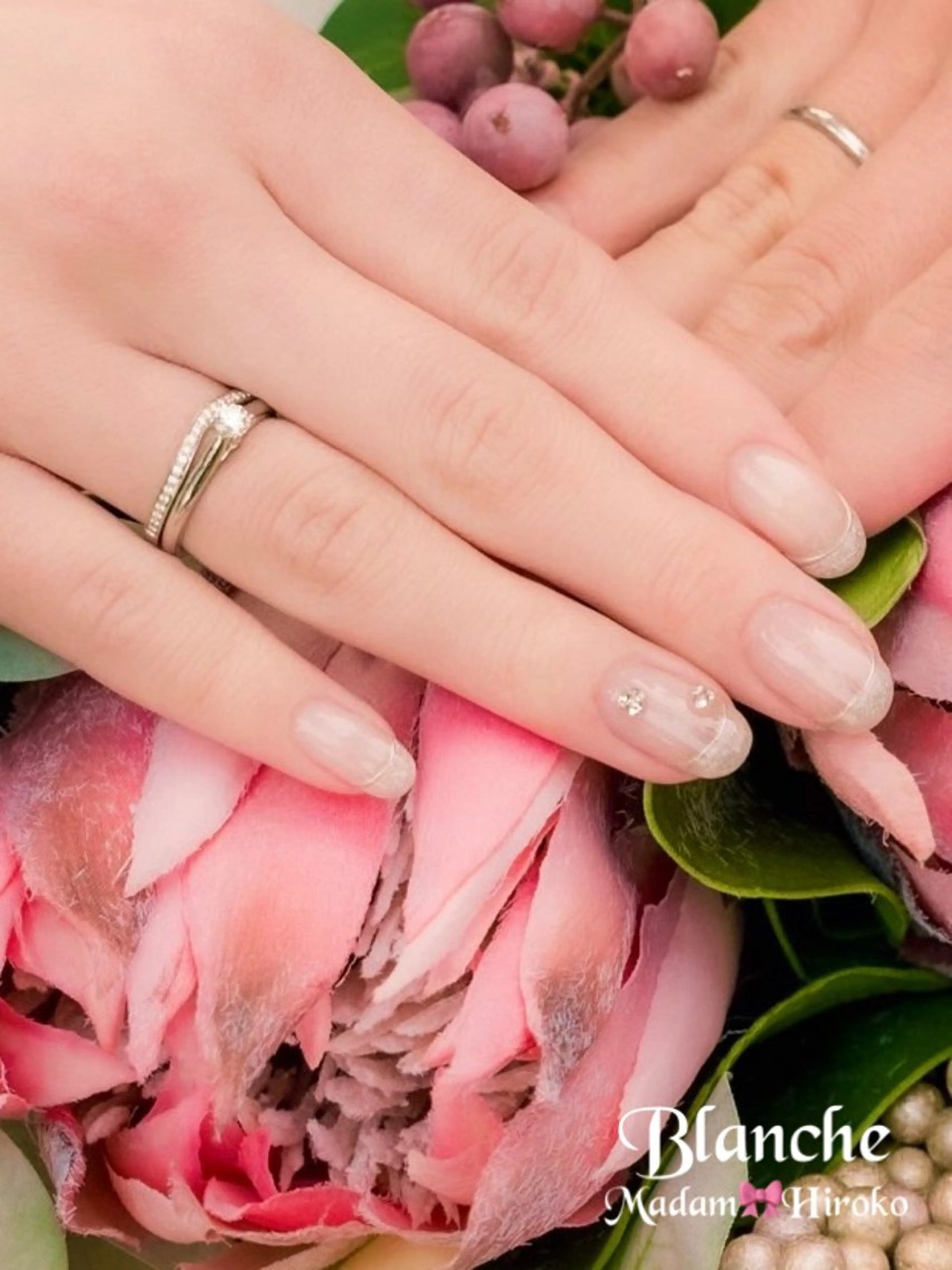 ネイル ブライダルネイル Lianネイル 寛子Lianのネイルデザイン