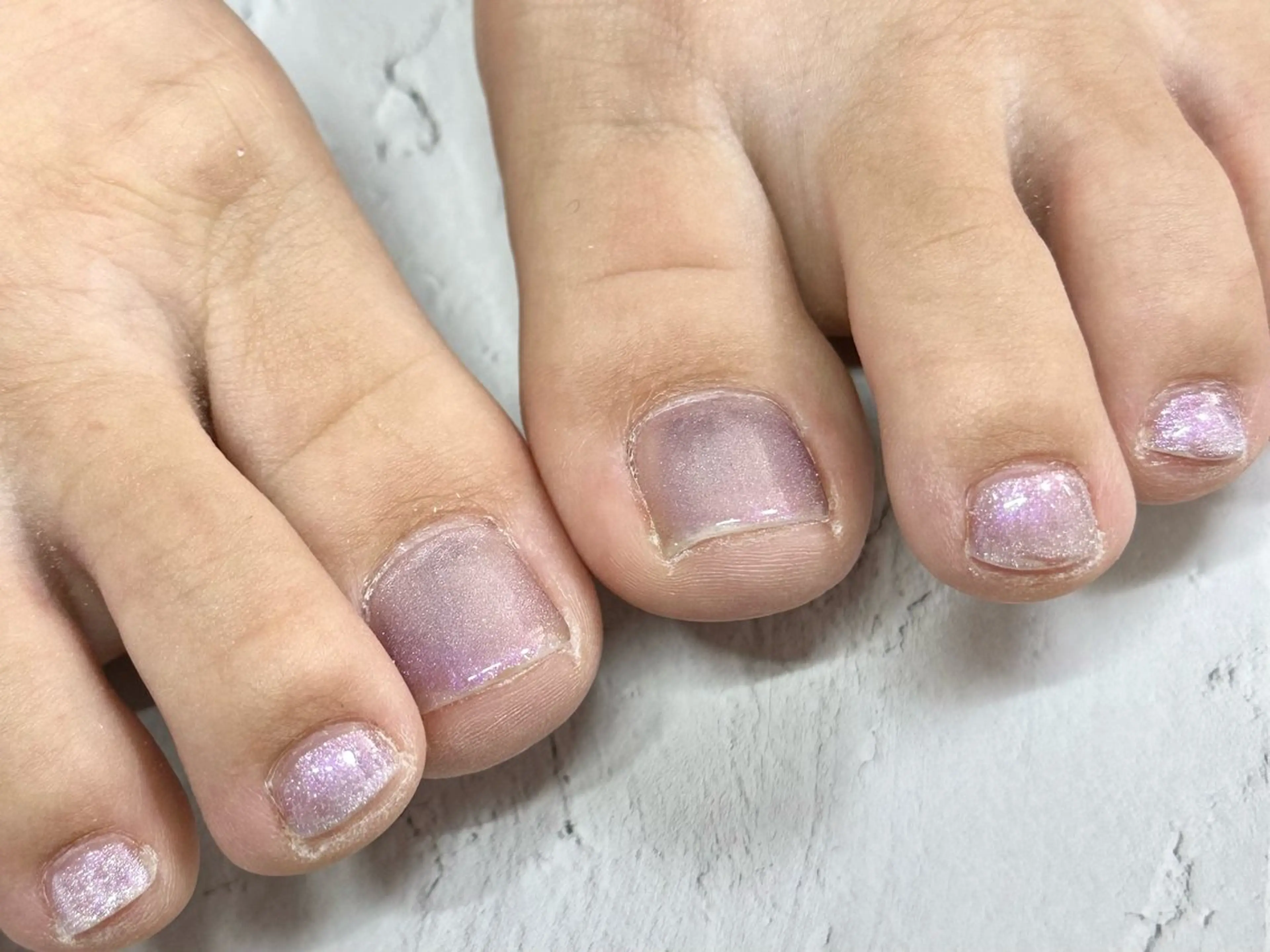 ショート フットネイル Bonheur 【ボヌール】のネイルデザイン