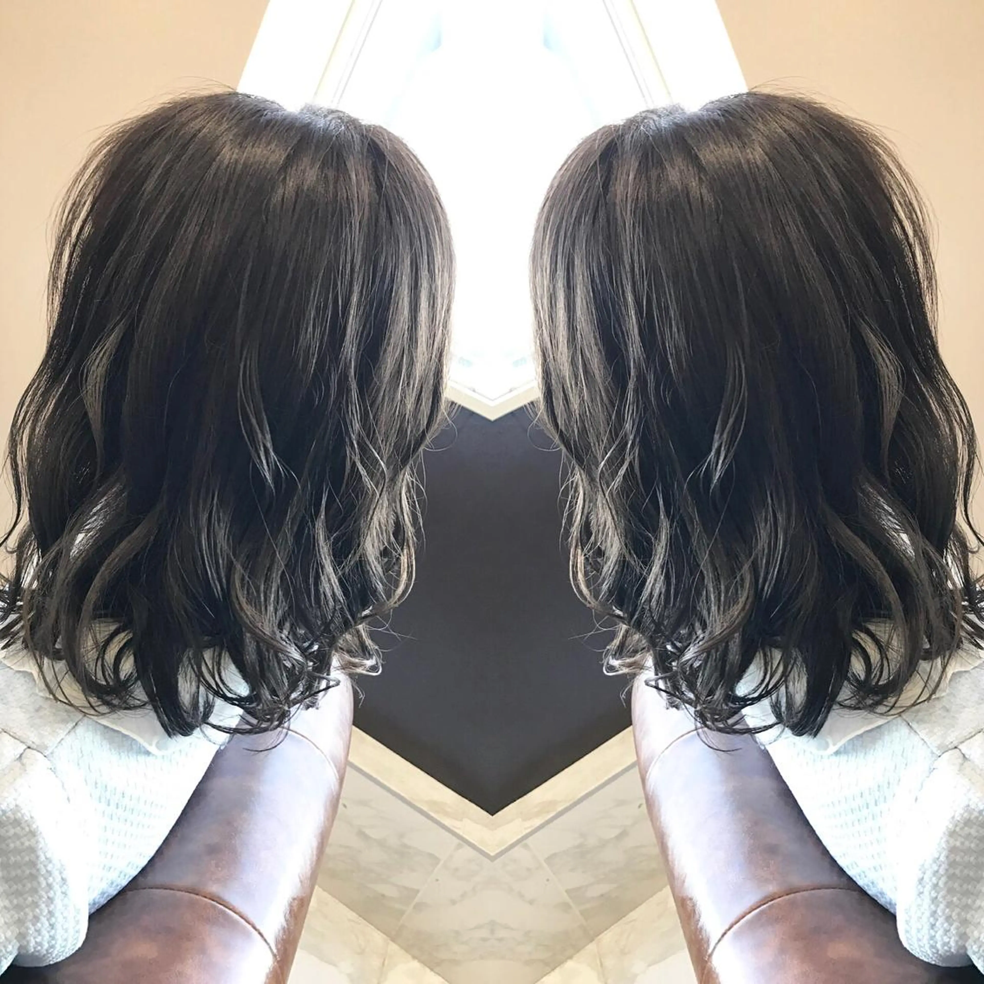 ミディアム カラー パーマ ヘアアレンジ 外国人風カラー 🫧代表/新宿駅近/ 限定価格🫧田辺貴裕のヘアスタイル