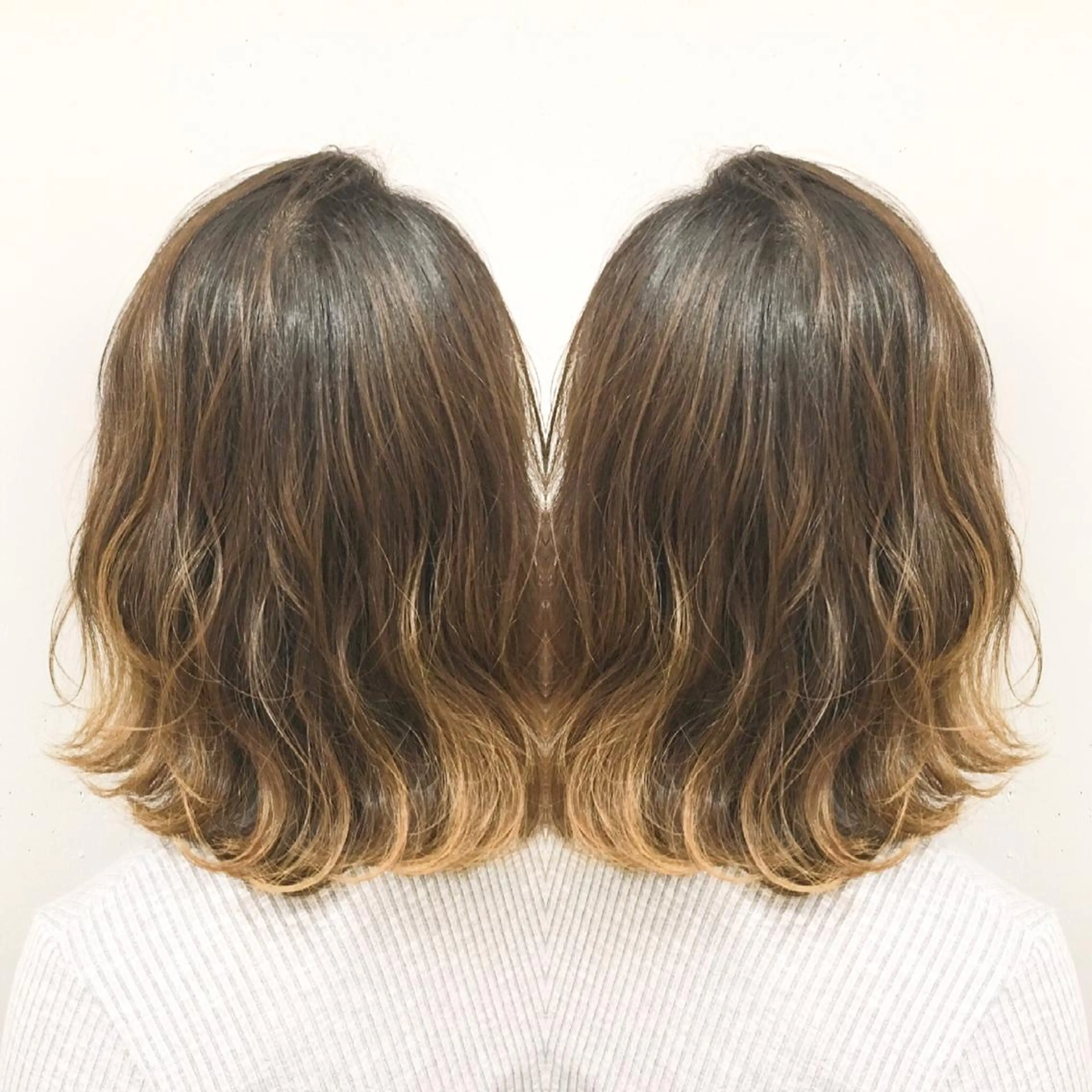 ミディアム 切りっぱなしボブ ボブ レイヤーカット ❤️千葉県代表❤️ 店長❤️柿本翔一朗のヘアスタイル