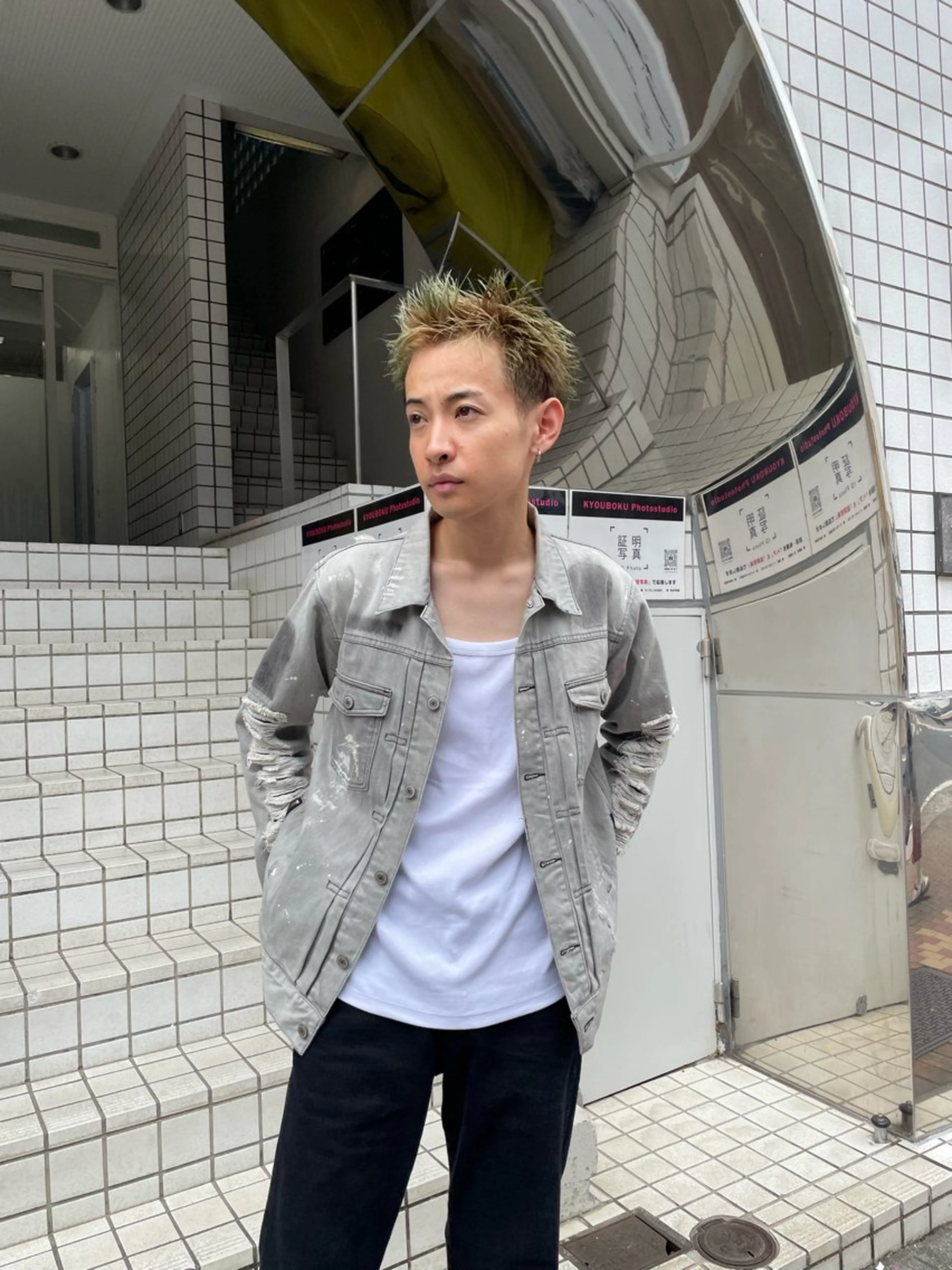 ショート カラー メンズ JUNES man バーバー三軒茶屋所属・MEN'S 限定 / 杉田 星成のヘアスタイル