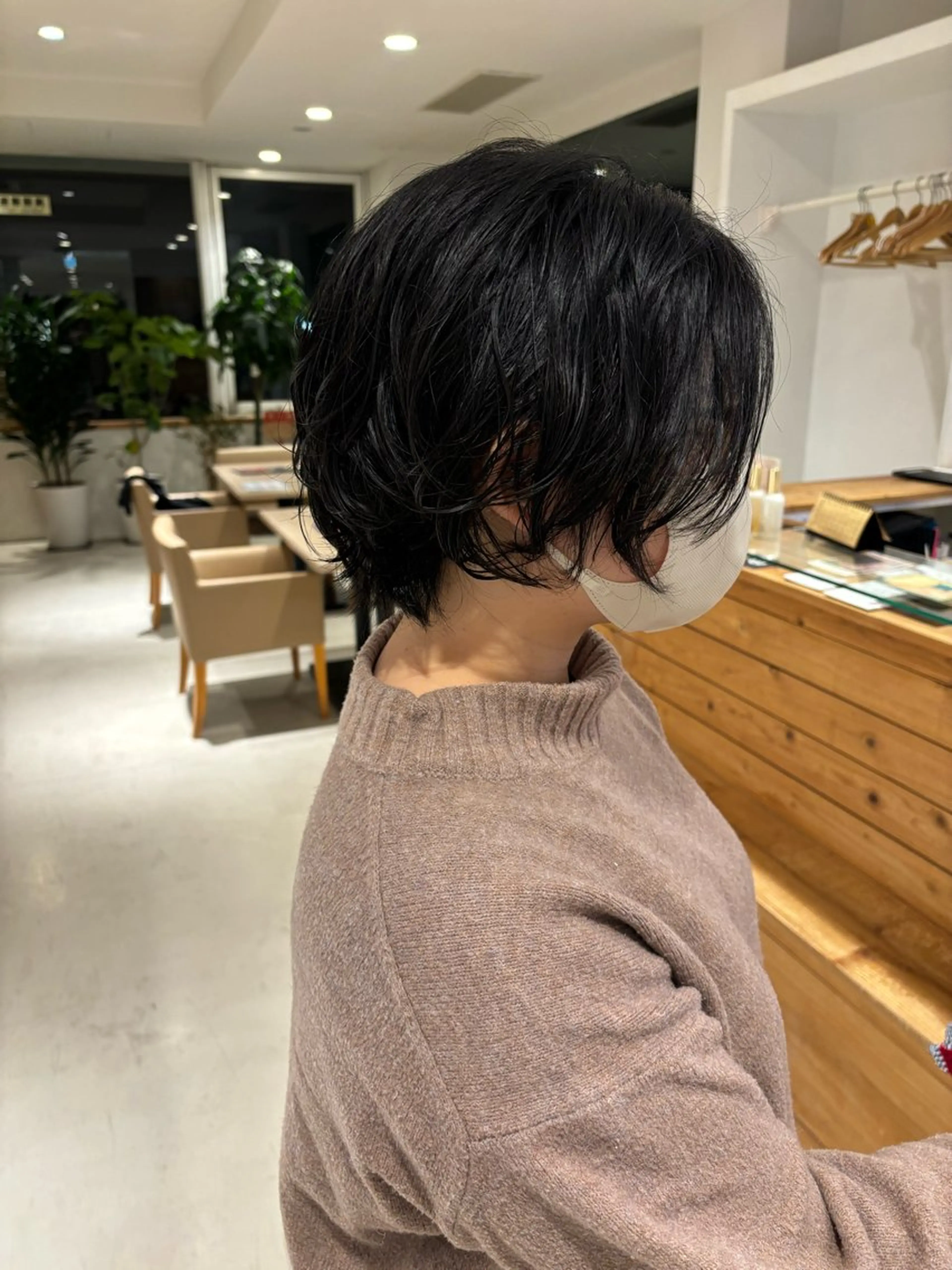 パーマ 🎀調布仙川透明感オ リーブカラー干莉🎀のヘアスタイル