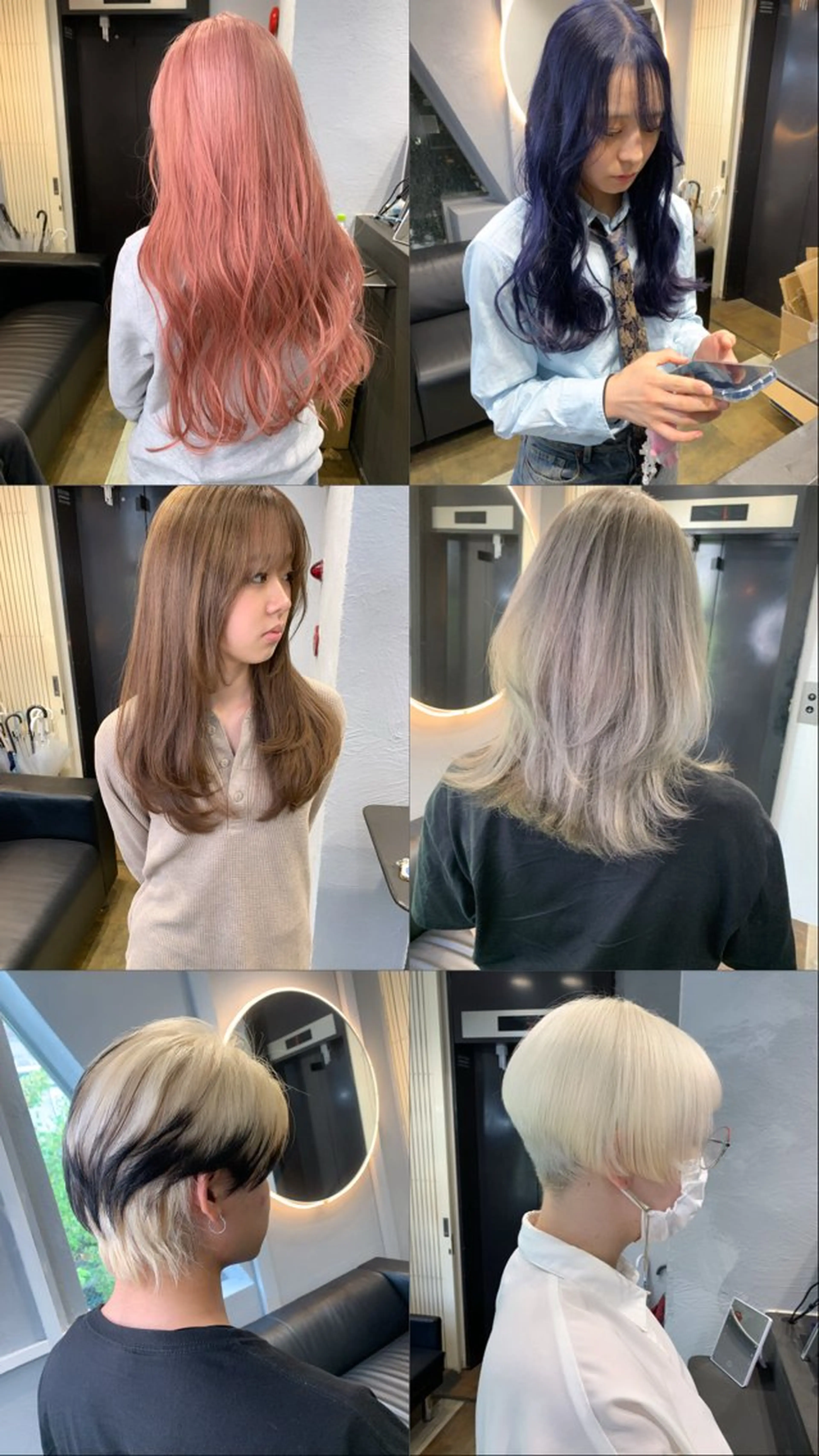 wカラー+エクラリティートリートメントの写真