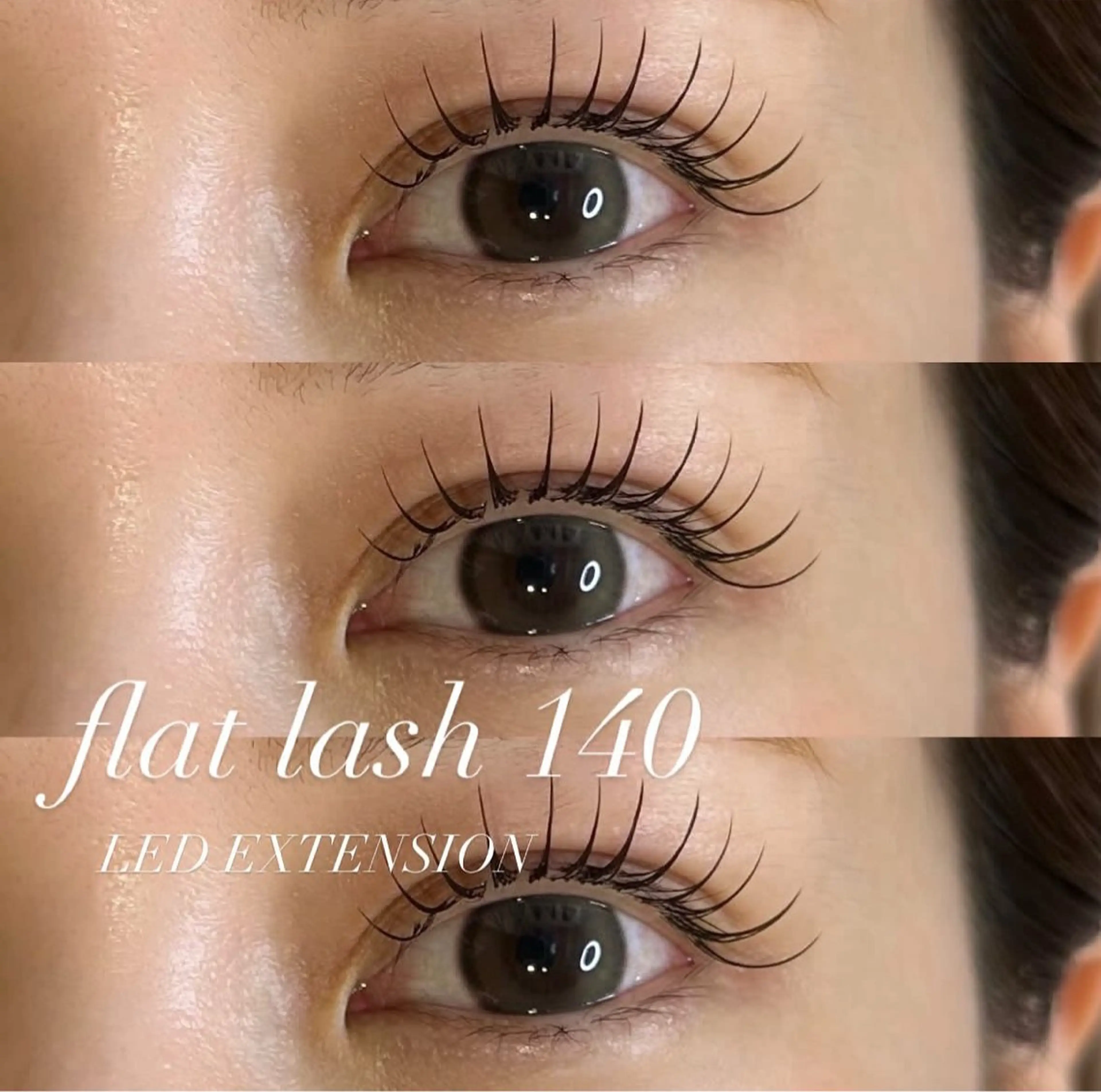 【🎟️flat lash 140本🎟️】🩶韓国風束感仕上げ🩶の写真